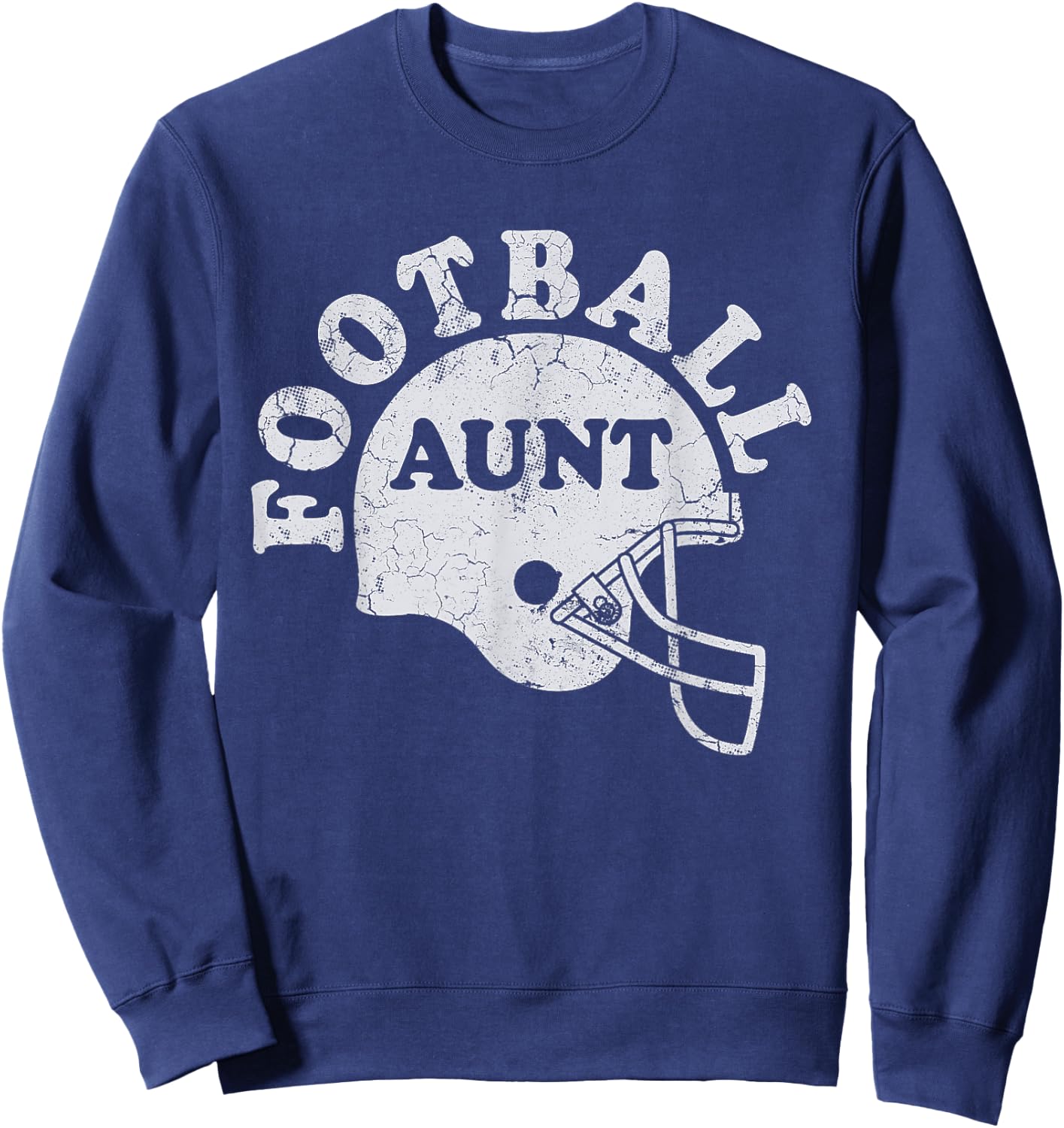 Football Aunt Sports Family Sweatshirt - Sweatshirt | Navy