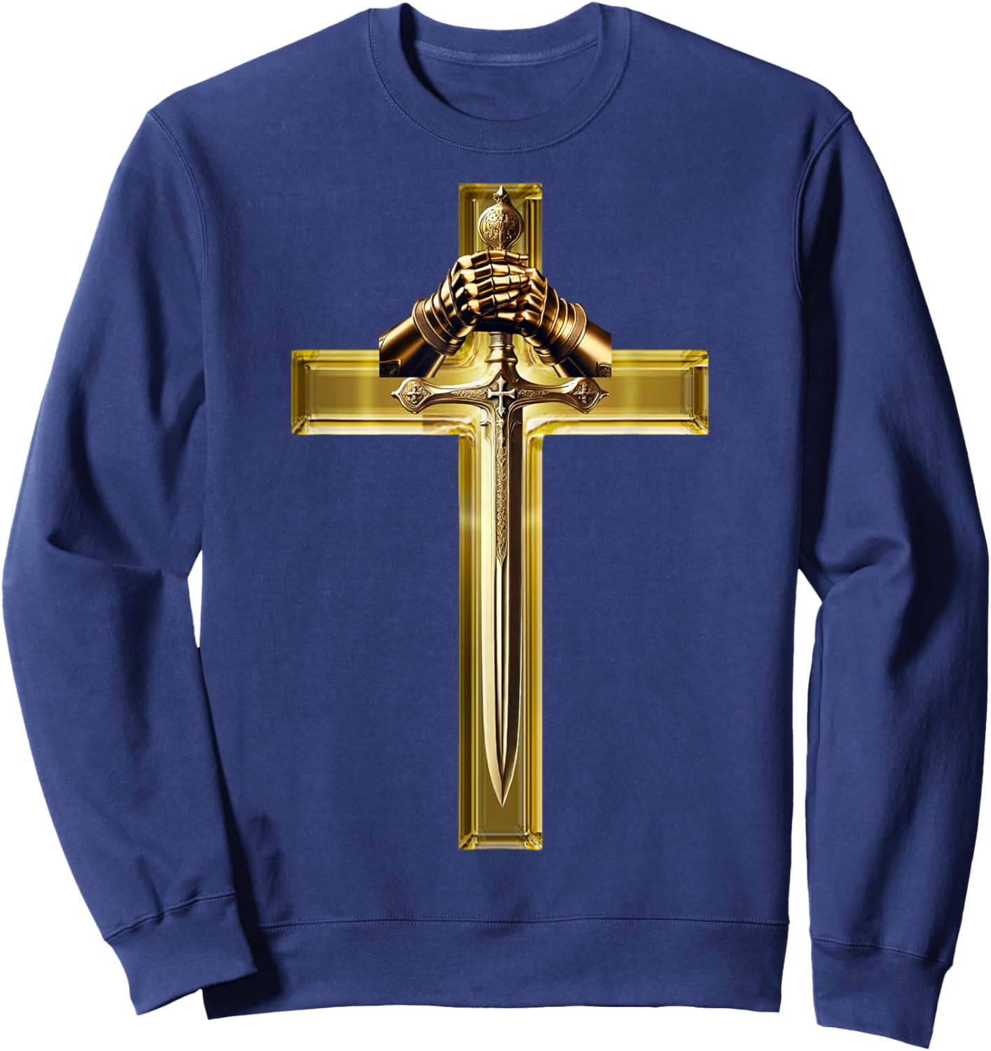 ALL IN Warrior of the King! Sweatshirt - Sweatshirt | Navy
