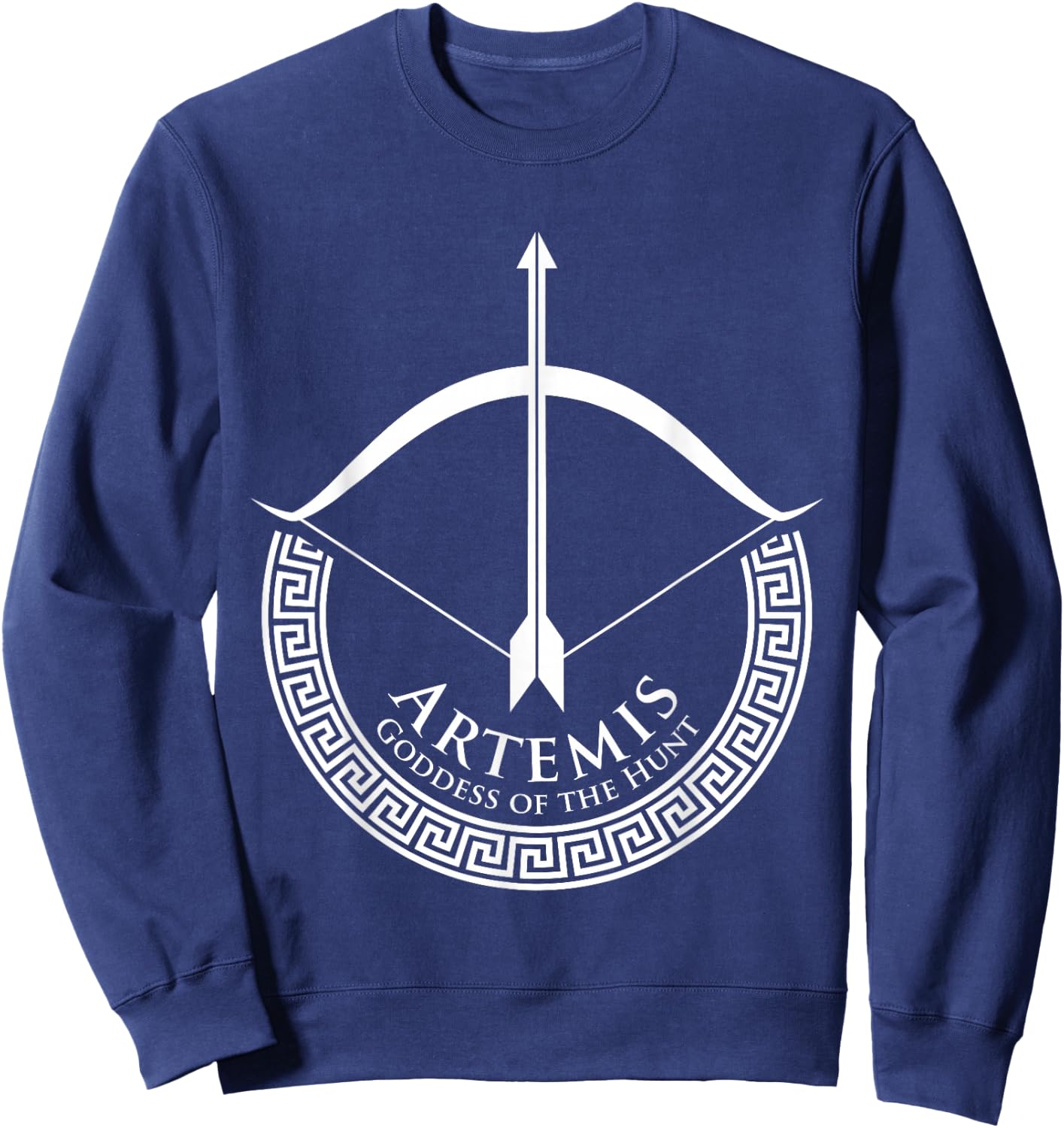 Artemis Goddess Of The Hunt Greek Mythology Hunting Hunter Sweatshirt - Sweatshirt | Navy