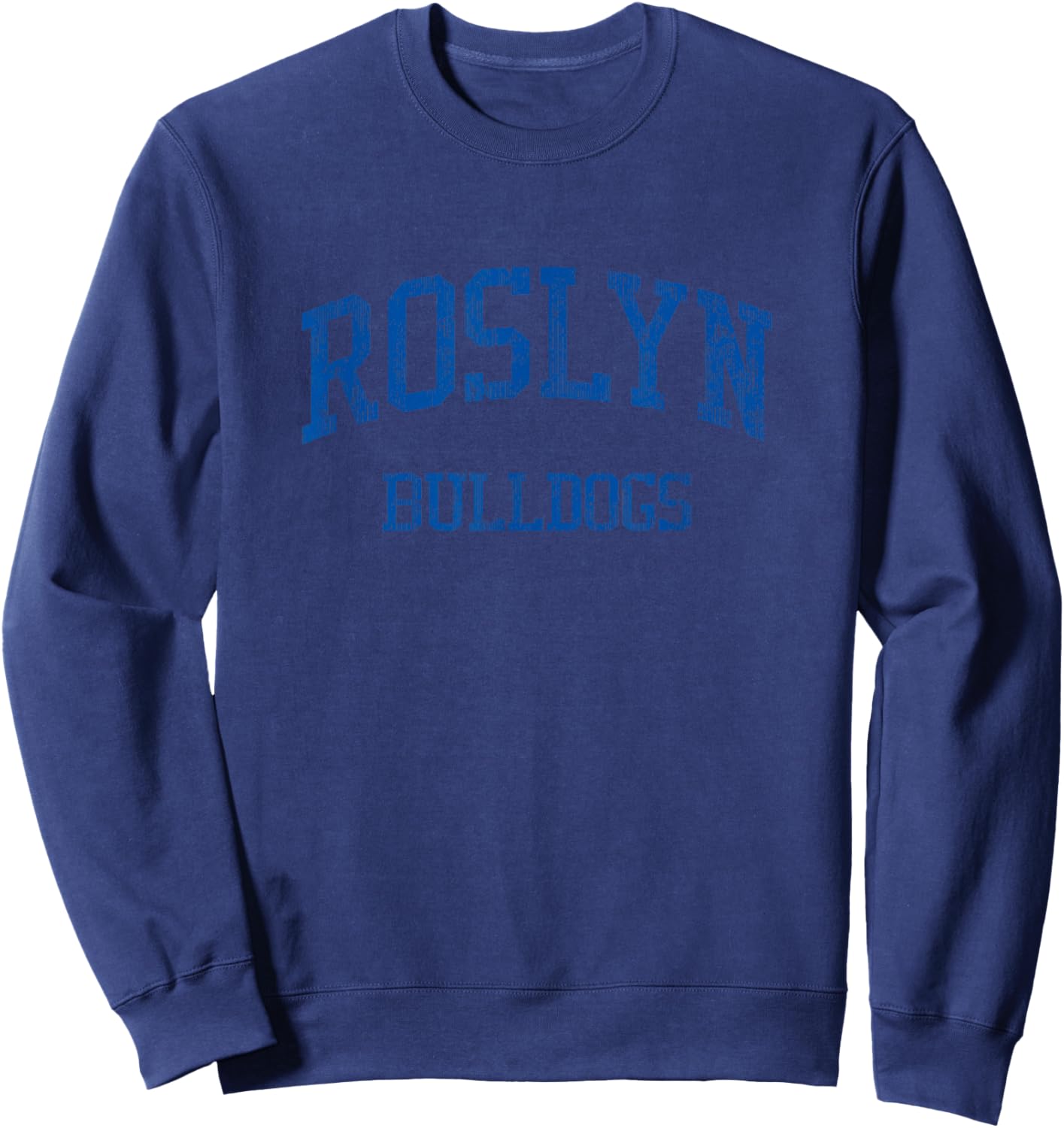 Roslyn High School HS Roslyn Heights NY Vintage Sports Sweatshirt - Sweatshirt | Navy
