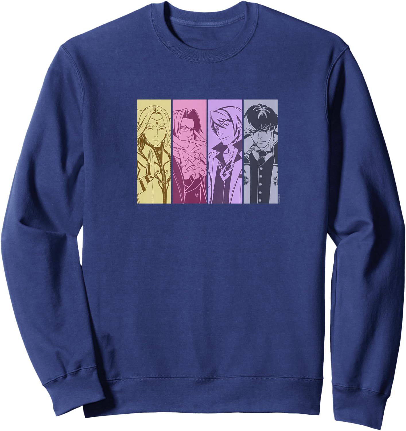 Capcom Apollo Justice: Ace Attorney , Erwachsene, Fans of animated content, young adults, teenagers, Kurzarm, , Schwarz, S Sweatshirt - Sweatshirt | Navy