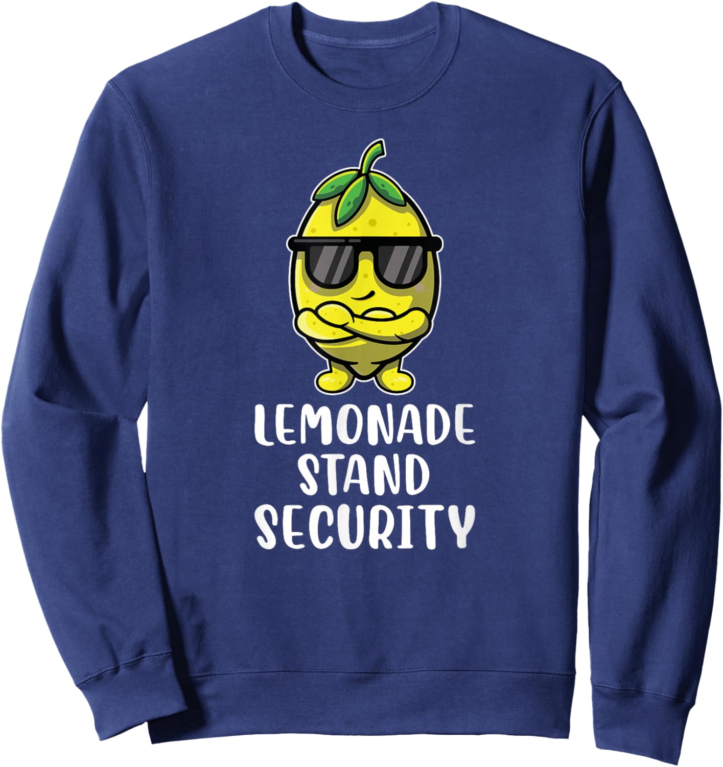 Lemonade Stand Security Lemonade Crew Lemon Juice Sweatshirt - Sweatshirt | Navy