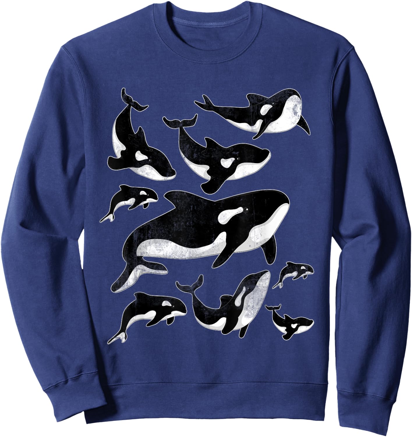 Killer Whale Ocean Animal Aquarist Gift Aquarium Orca Sweatshirt - Sweatshirt | Navy