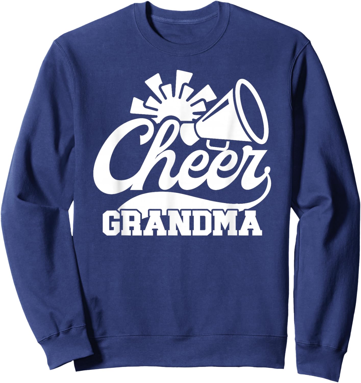 Cheer Grandma Cheerleading Grandma Cheerleader Grandmother Sweatshirt - Sweatshirt | Navy