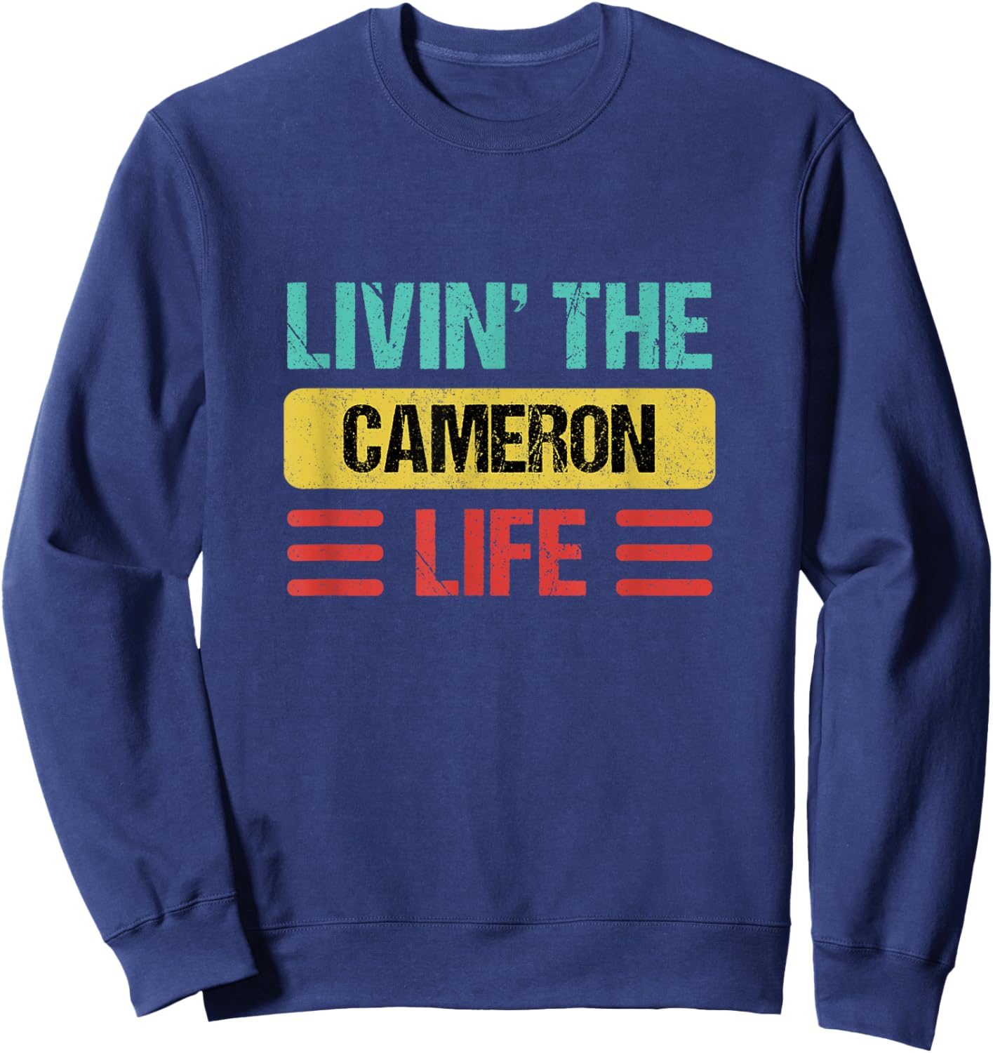 Cameron Name Sweatshirt - Sweatshirt | Navy