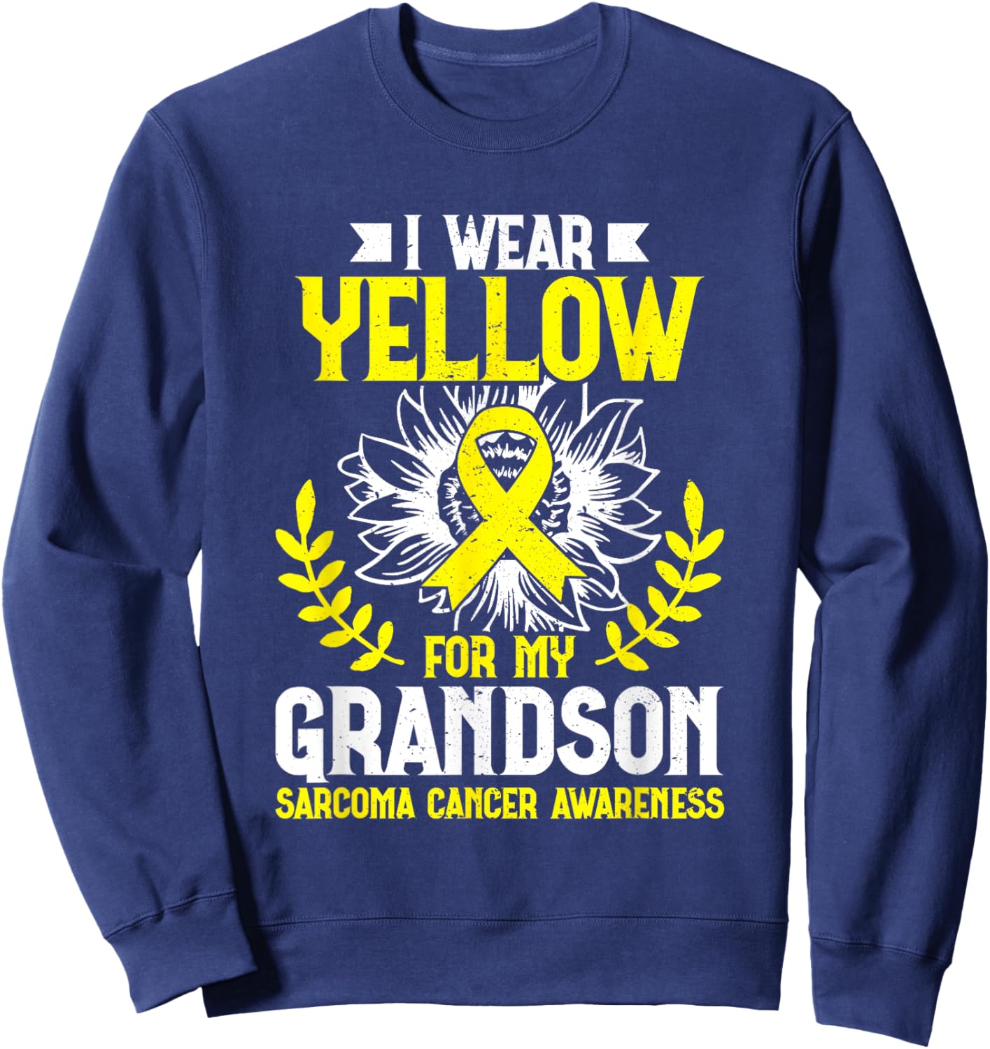 Cancer Squad Family Ewings Sarcoma Awareness July Matching Sweatshirt - Sweatshirt | Navy