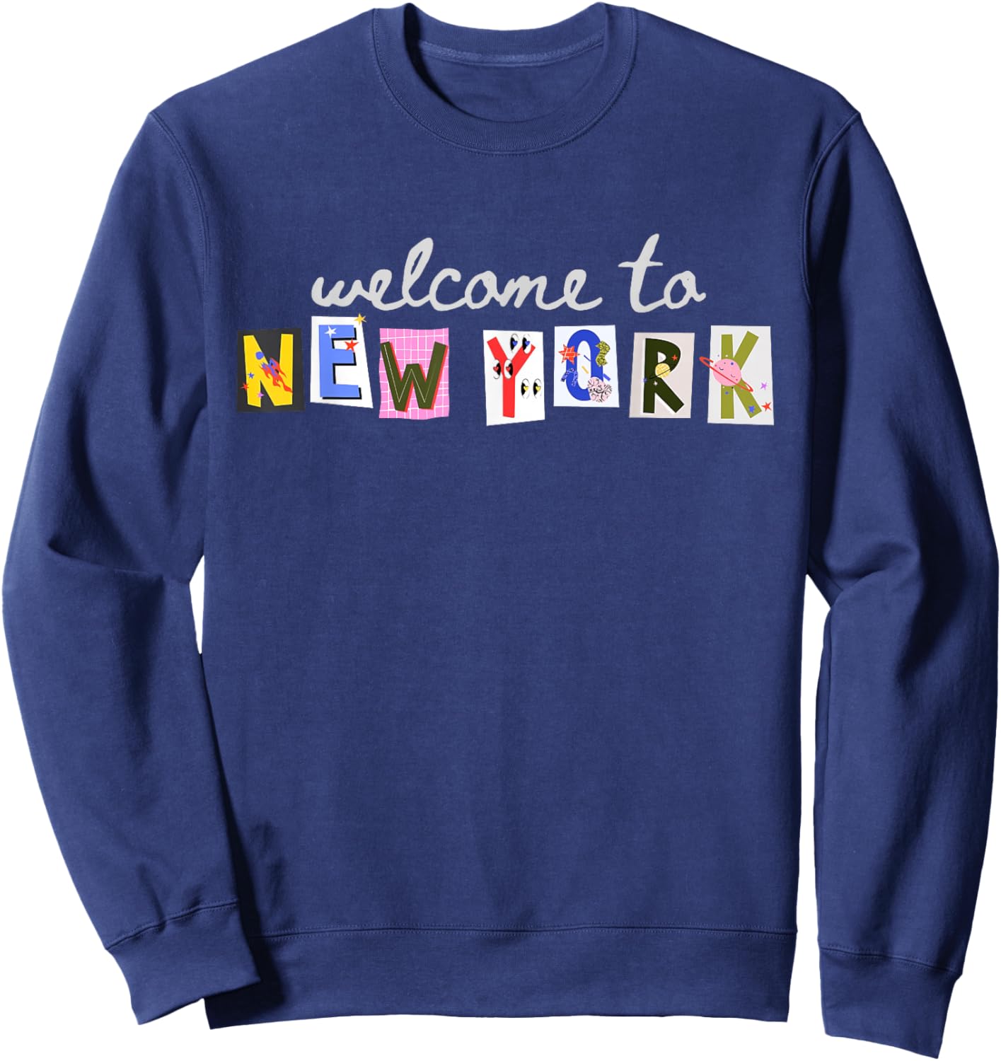 Welcome To New York Sweatshirt - Sweatshirt | Navy
