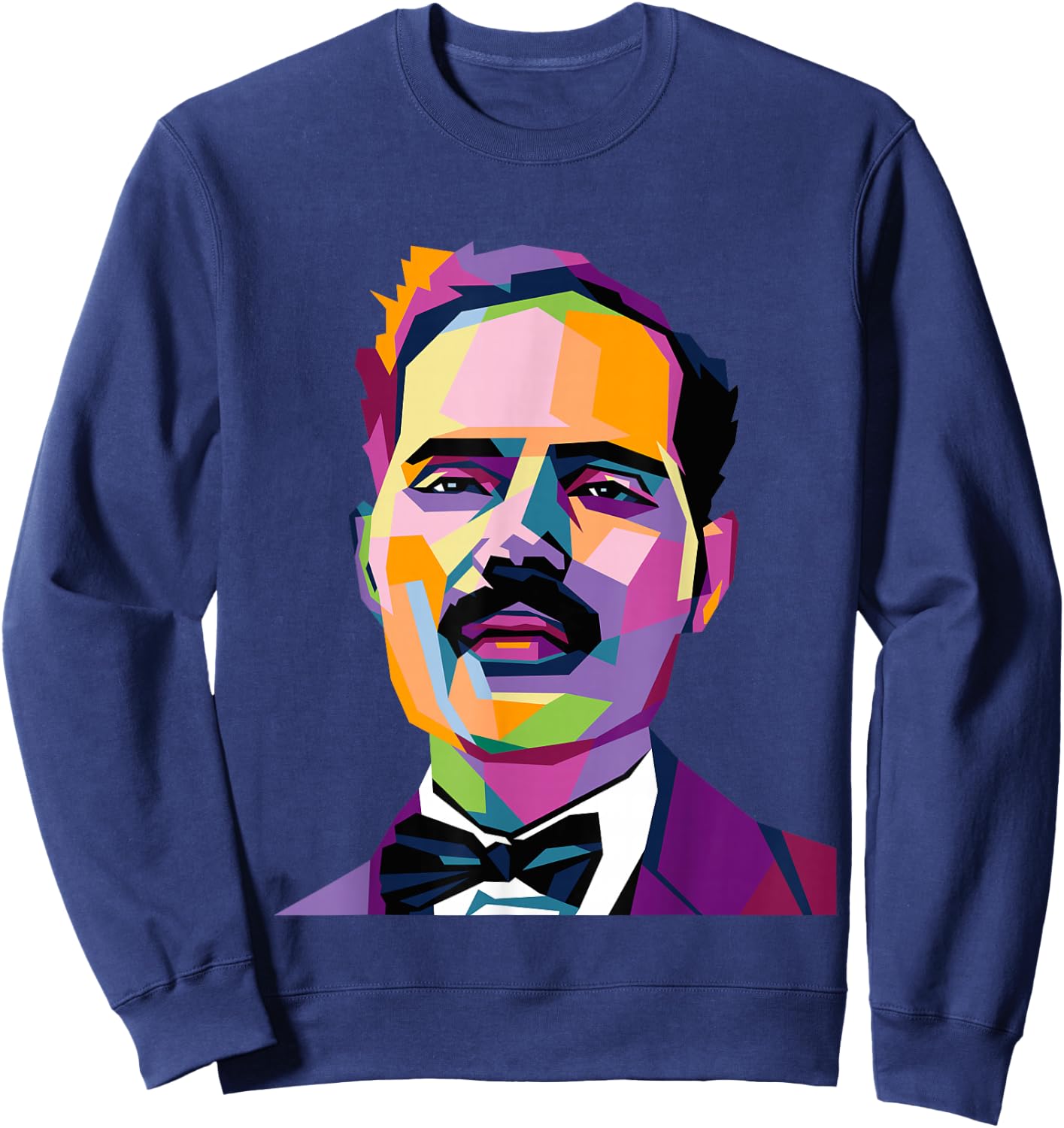 Pedro Albizu Campos Puerto Rico History Resiste Pop Art Sweatshirt - Sweatshirt | Navy