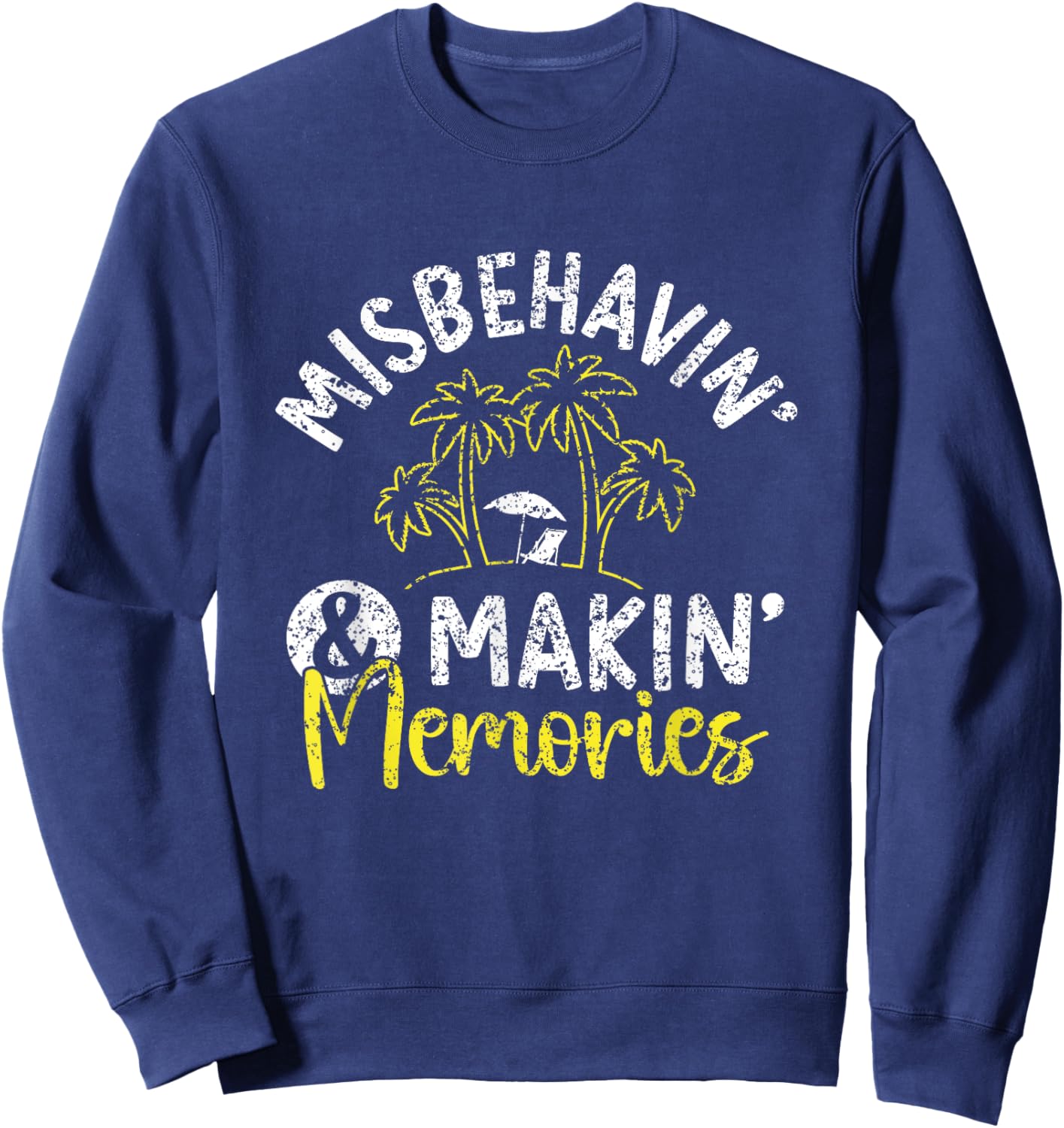 La Mauvaise Conduite Et La Création De Souvenirs Amis Mignon Sweatshirt - Sweatshirt | Navy