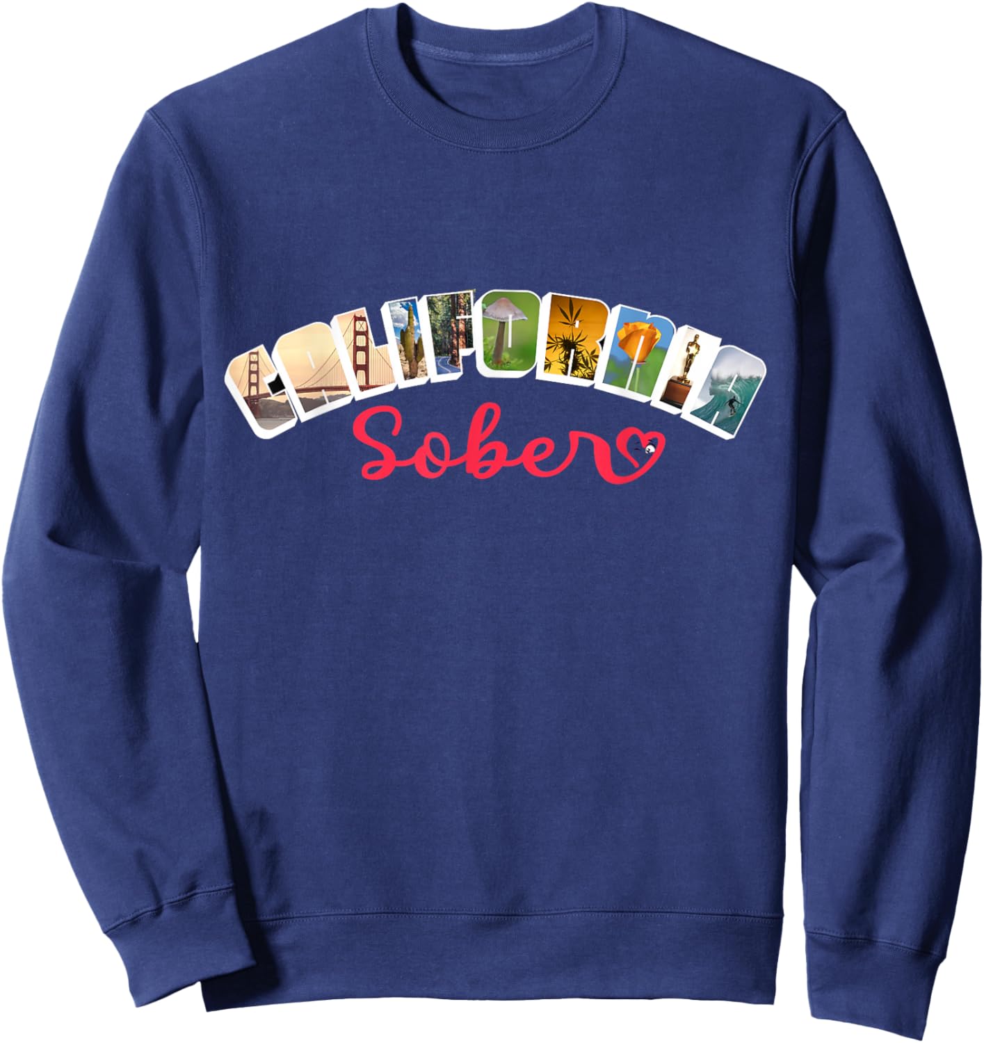 California Sober Sweatshirt - Sweatshirt | Navy