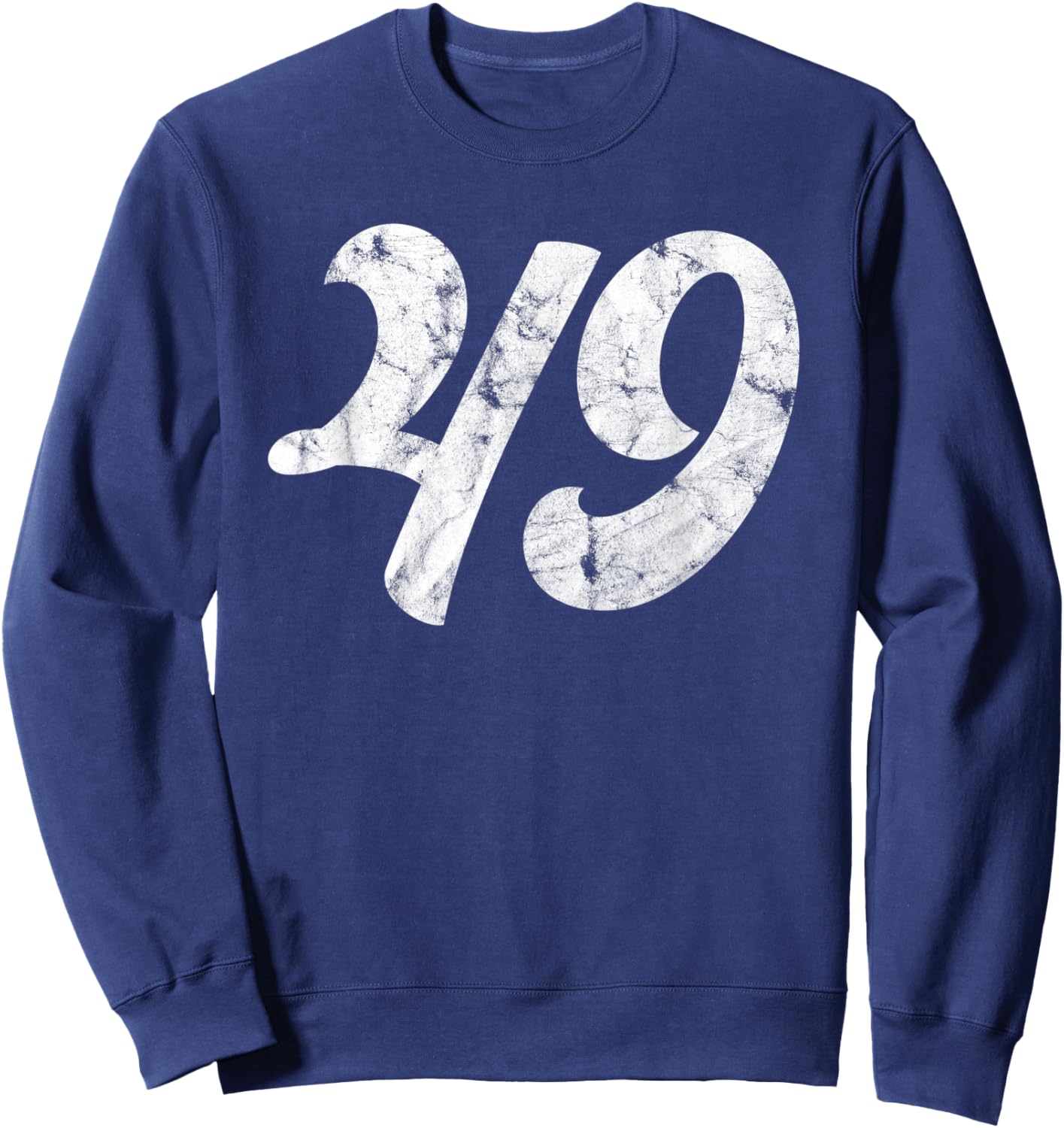 49th Birthday gift | Classic Vintage Women Men 49 year old Sweatshirt - Sweatshirt | Navy