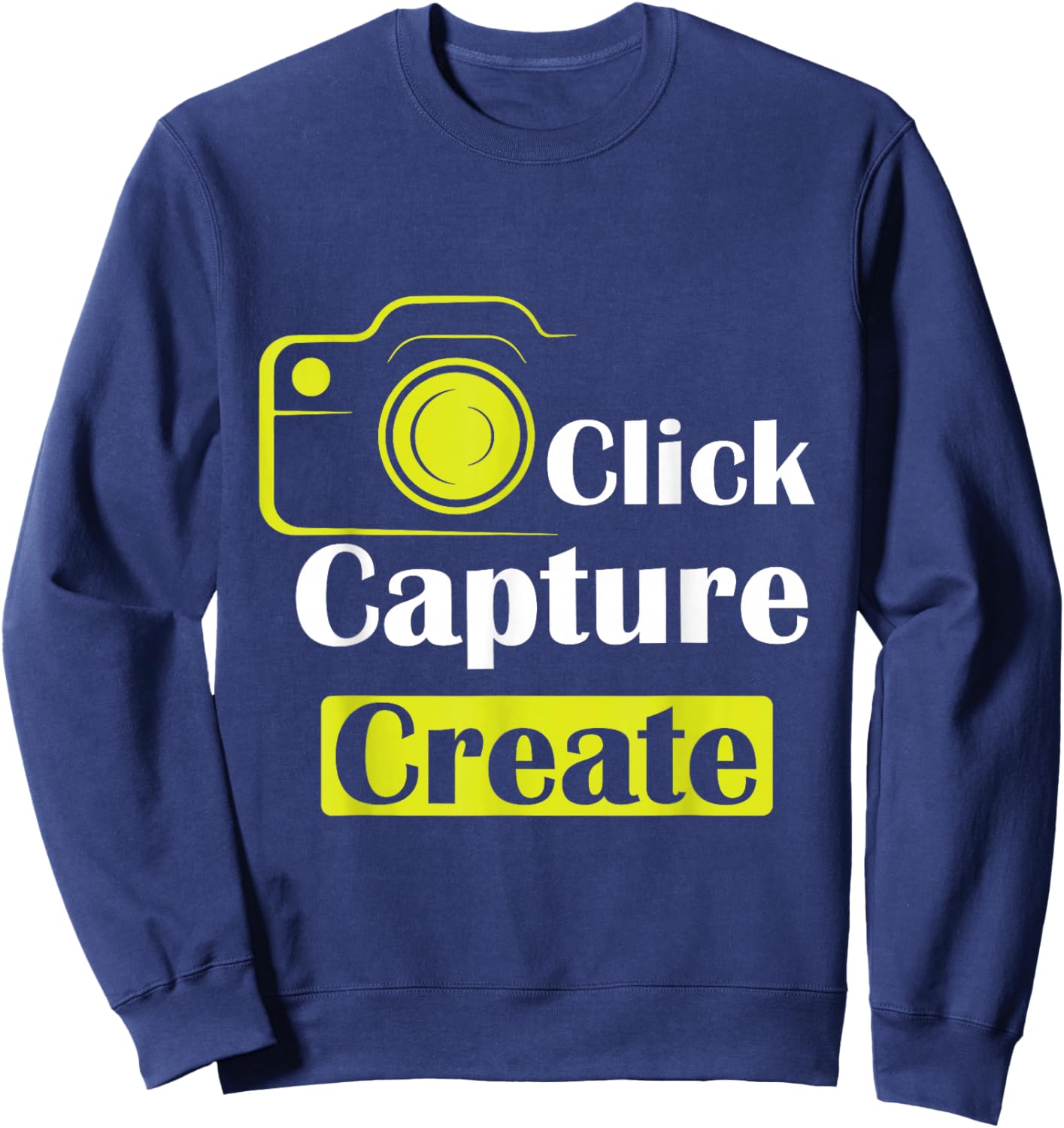Camera Photography Design For Hobby Photographe Sweatshirt - Sweatshirt | Navy