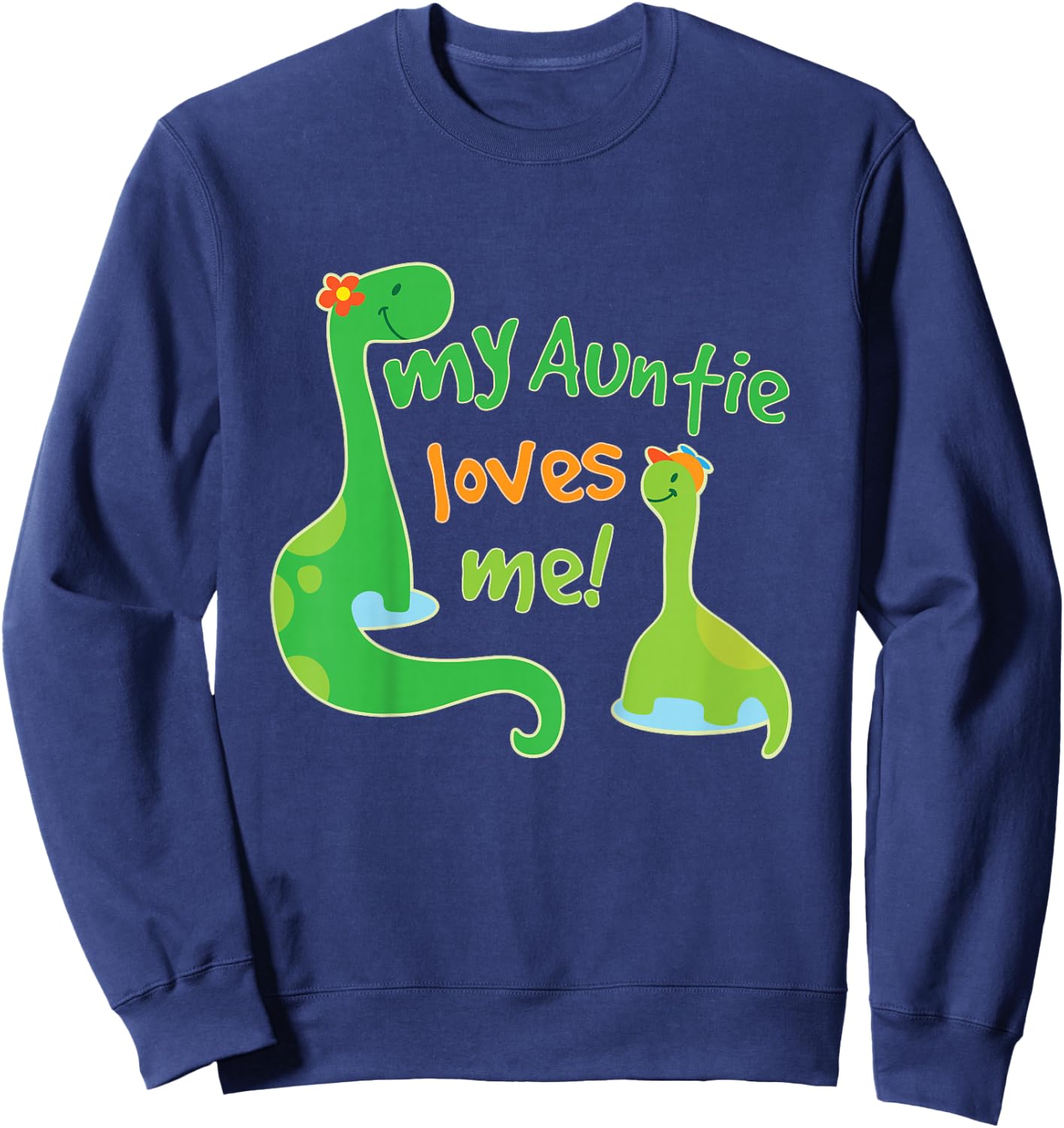 My Auntie Loves Me Nephew from Aunt Sweatshirt - Sweatshirt | Navy