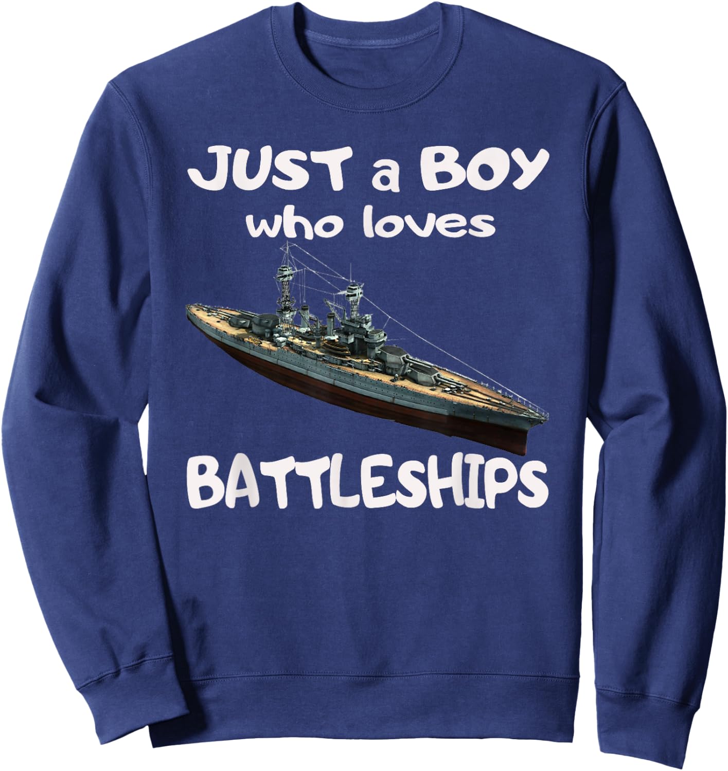 USS Colorado BB-45 WW2 Warship Boy Who Loves Battleship Sweatshirt - Sweatshirt | Navy