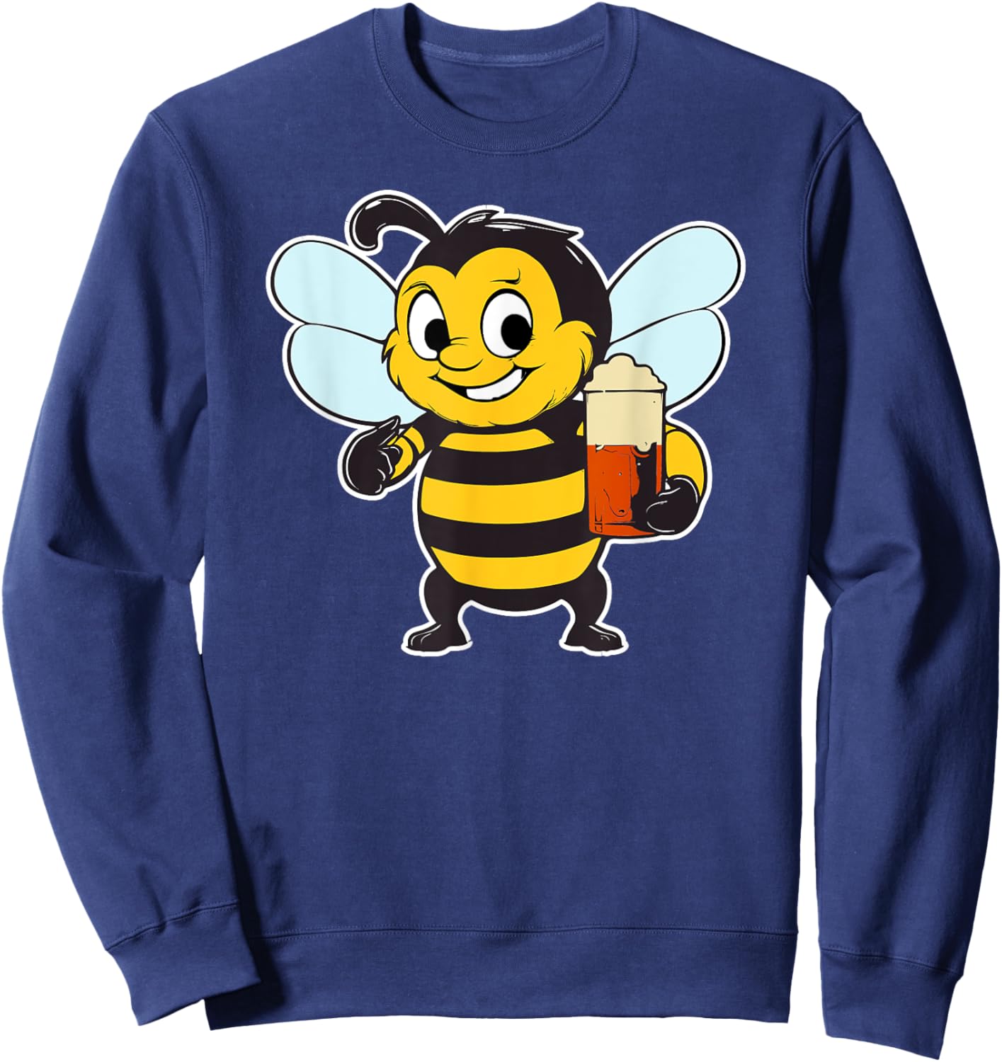 The Boozy Bee Sweatshirt - Sweatshirt | Navy