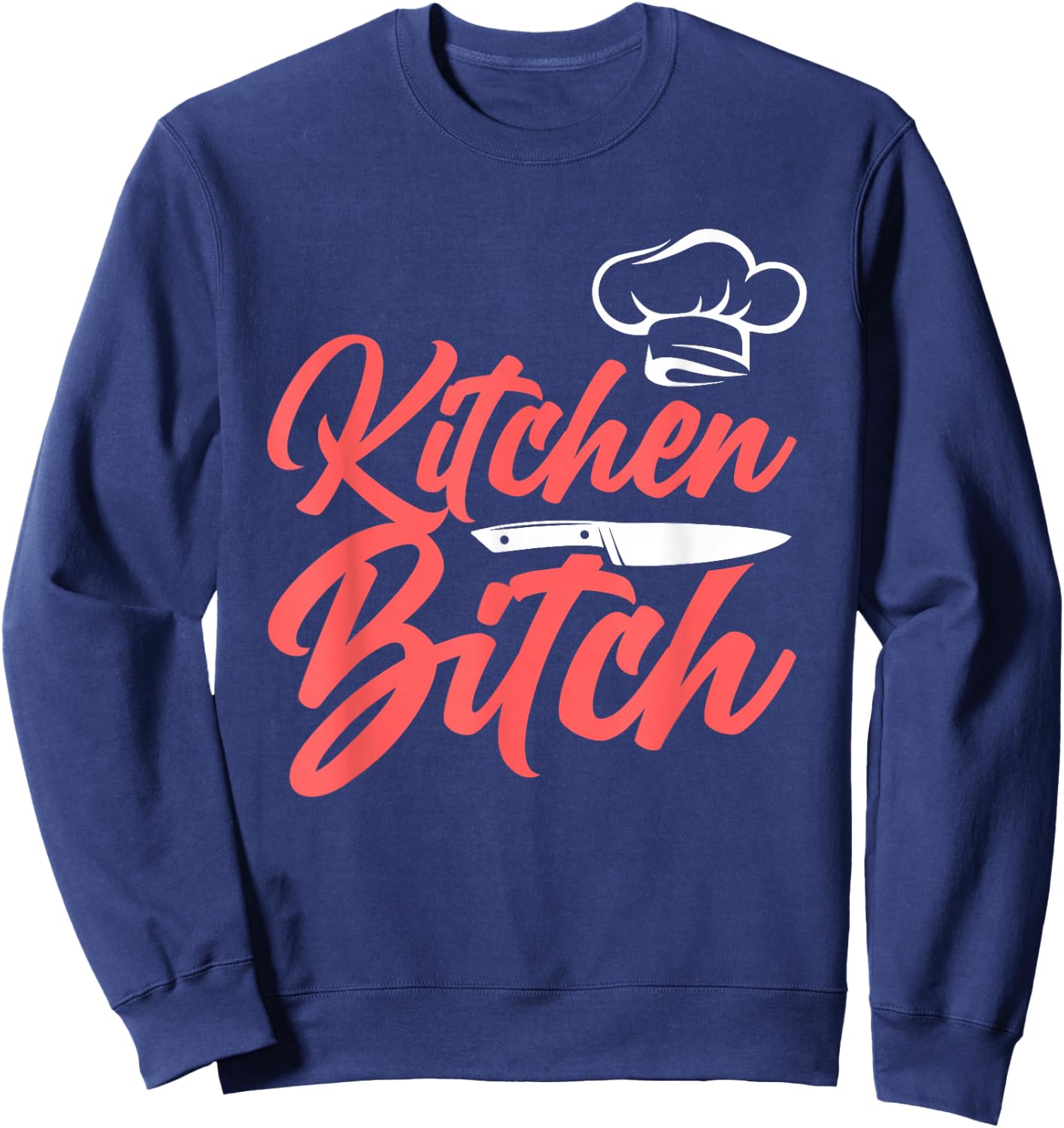 Funny Kitchen B.itch Sweatshirt - Sweatshirt | Navy