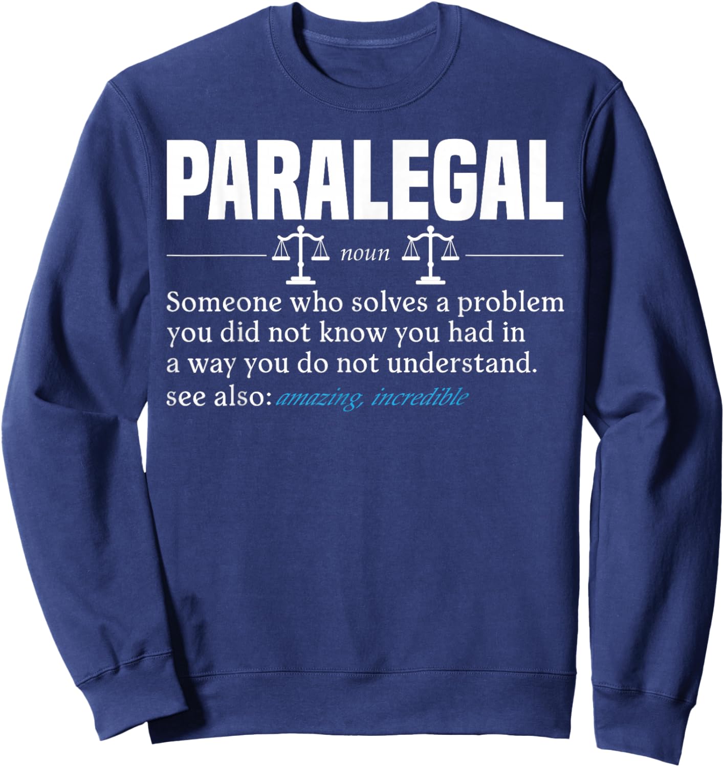 Paralegal Sweatshirt - Sweatshirt | Navy