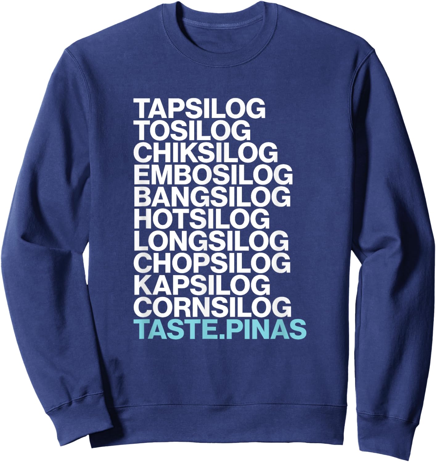 Team Manila Silog Filipino Food Sweatshirt - Sweatshirt | Navy