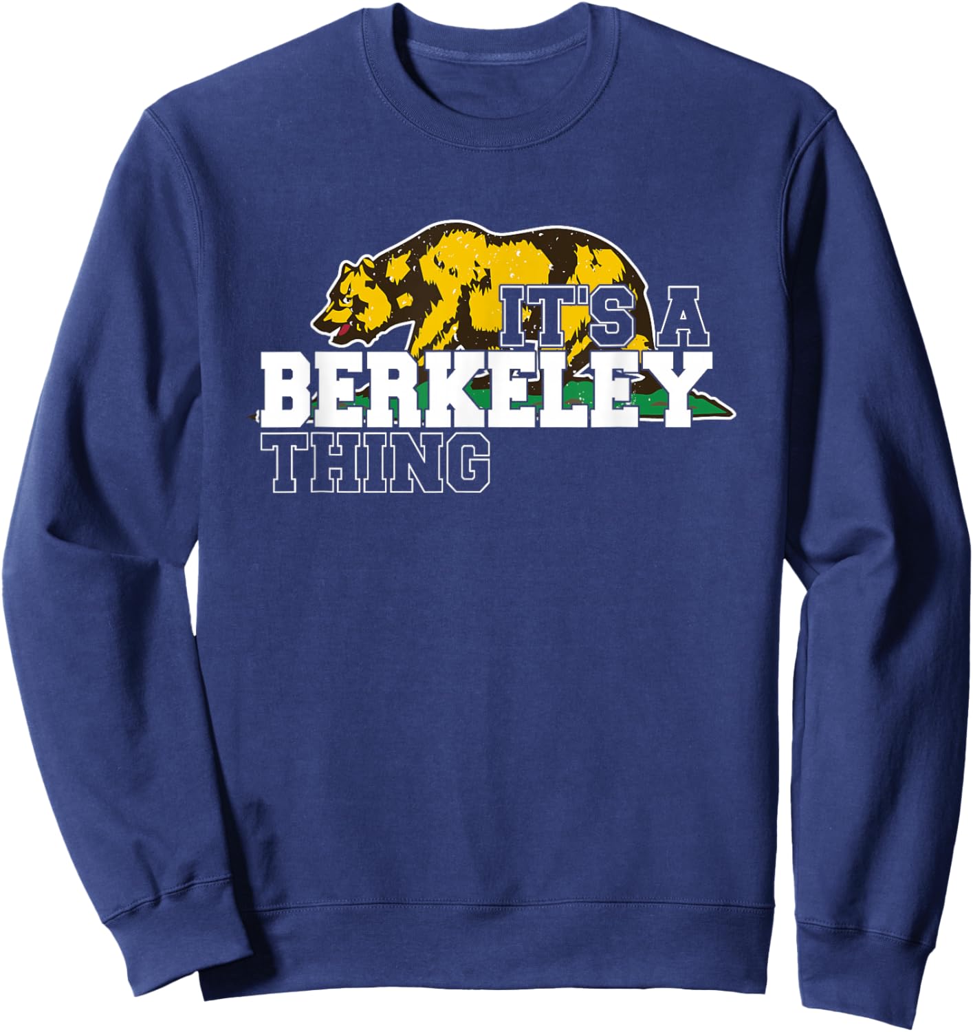 Berkeley California CA Sweatshirt - Sweatshirt | Navy