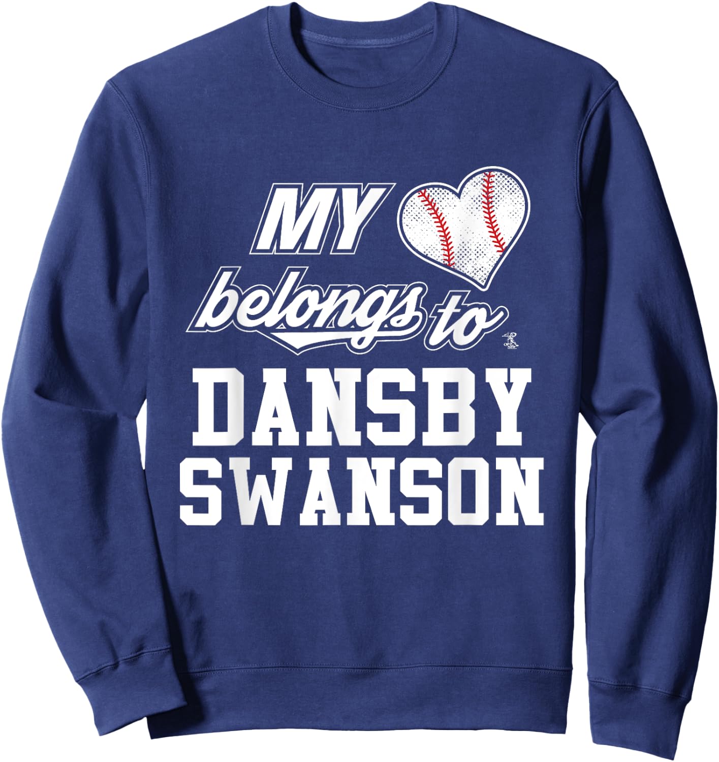 Dansby Swanson Gameday Sweatshirt - Sweatshirt | Navy