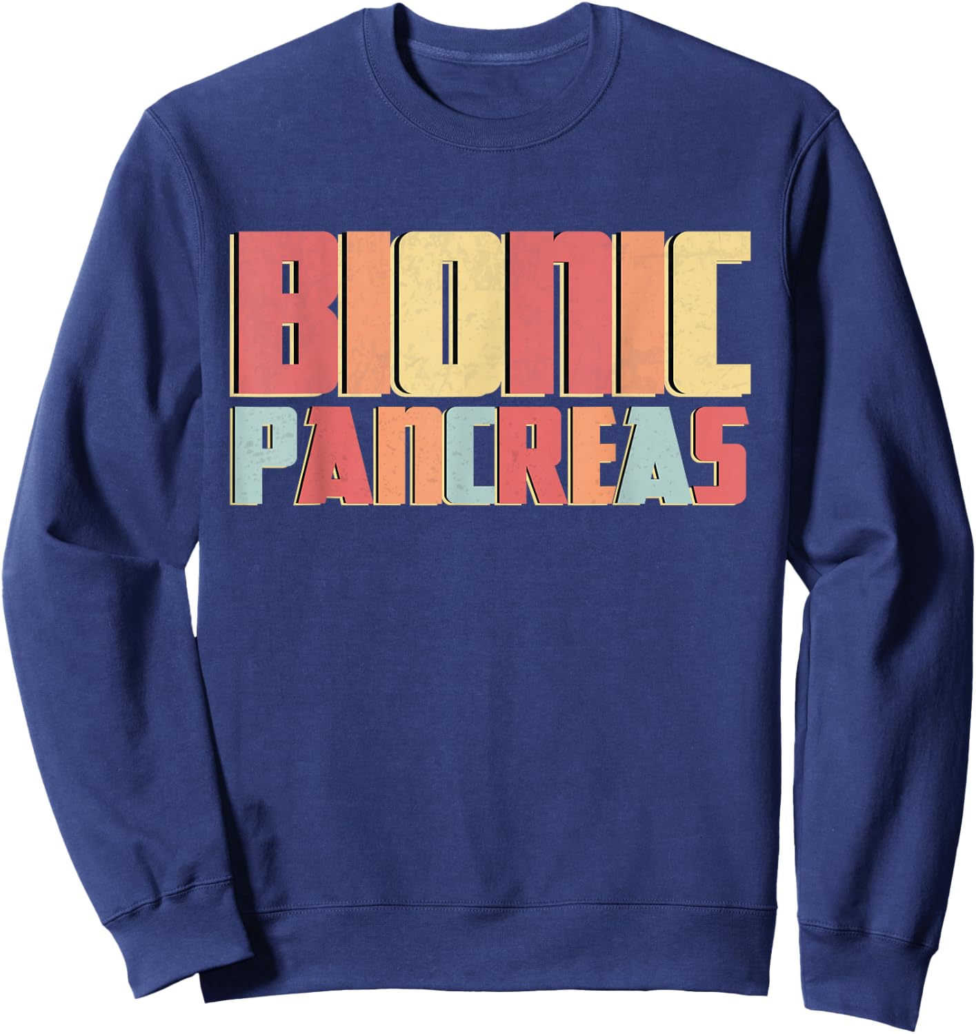 Bionic Pancreas Transplant Surgery Injury Thera Sweatshirt - Sweatshirt | Navy