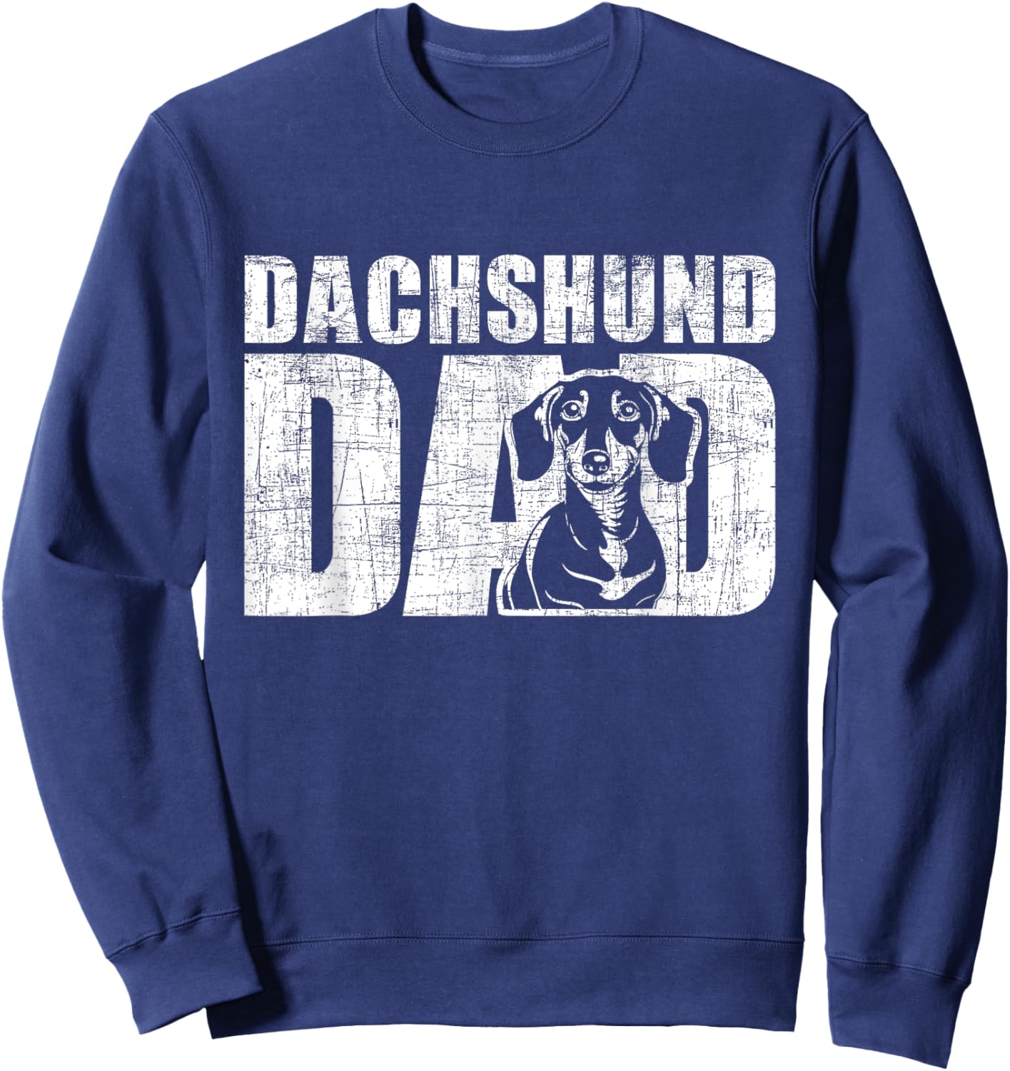 Dachshund Dad - Dog Owner Animal Puppy Lover Pet Breeder Women Kids Sweatshirt - Sweatshirt | Navy