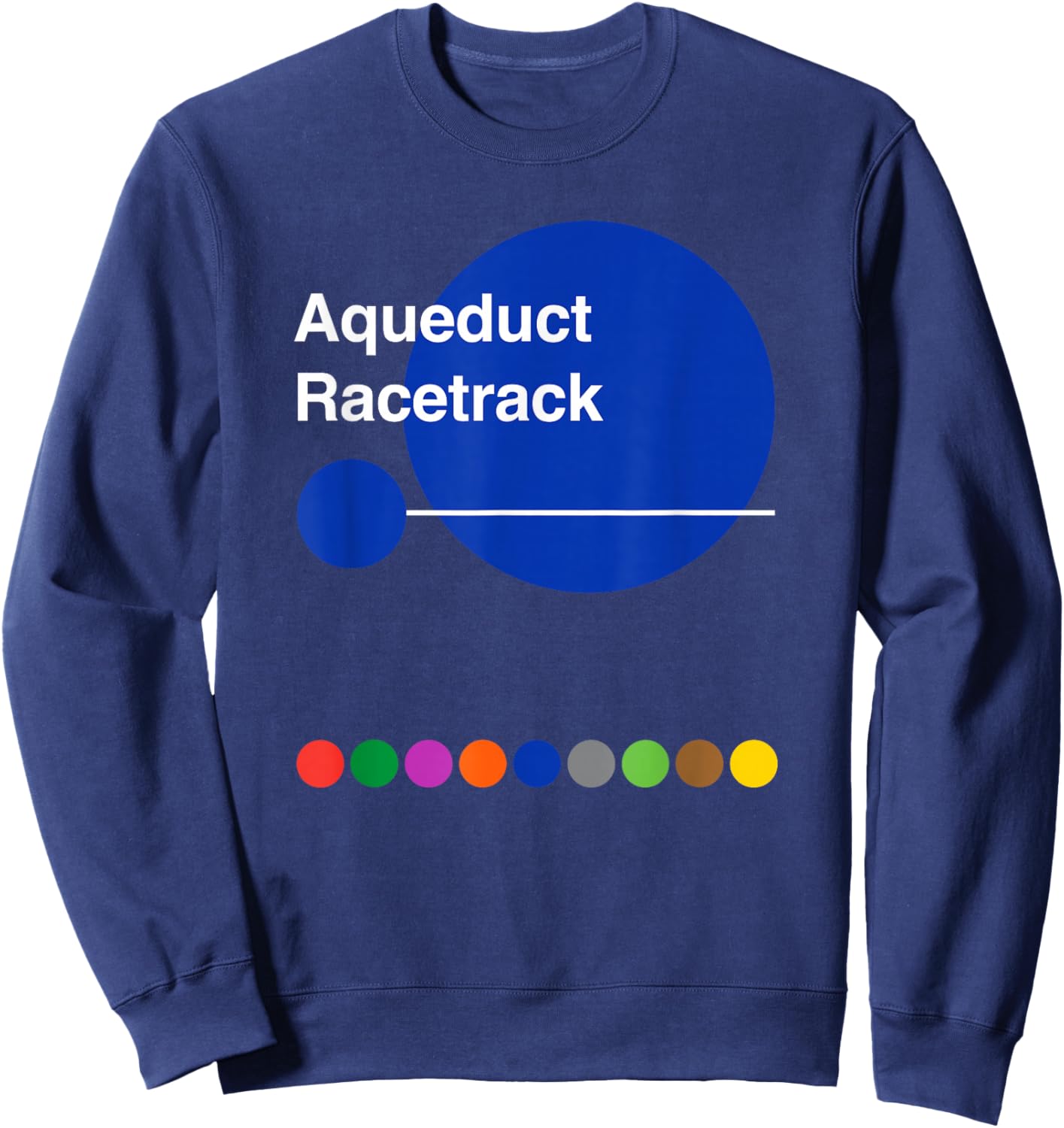 Aqueduct Racetrack Queens Ozone Park Sweatshirt - Sweatshirt | Navy
