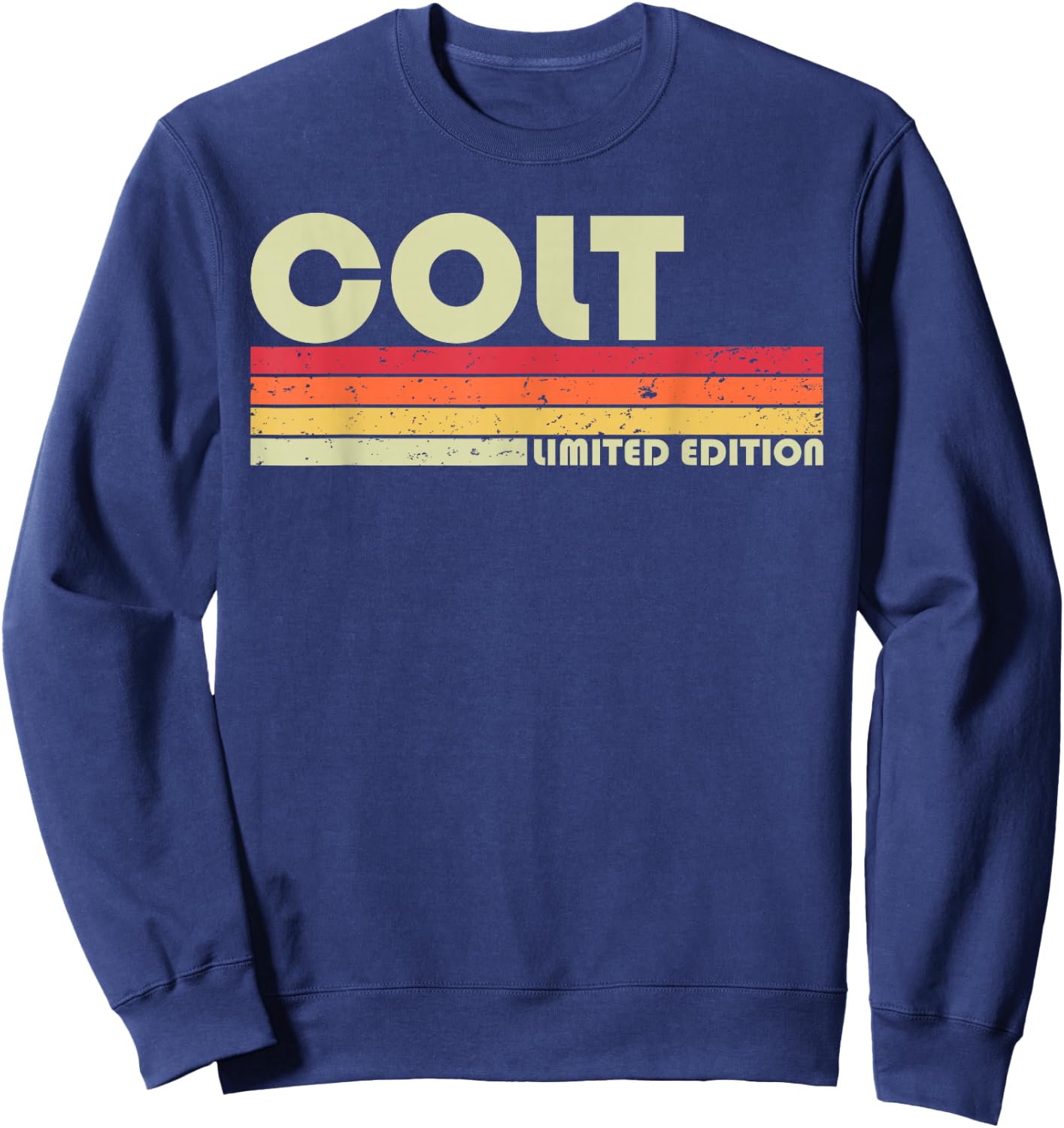 COLT Gift Name Personalized Funny Retro Vintage Birthday Sweatshirt - Sweatshirt | Navy
