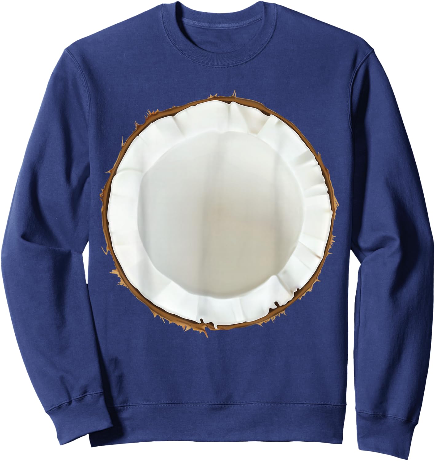 Coconut Shirt Adult Kids Men Women Coconut Costume Sweatshirt - Sweatshirt | Navy