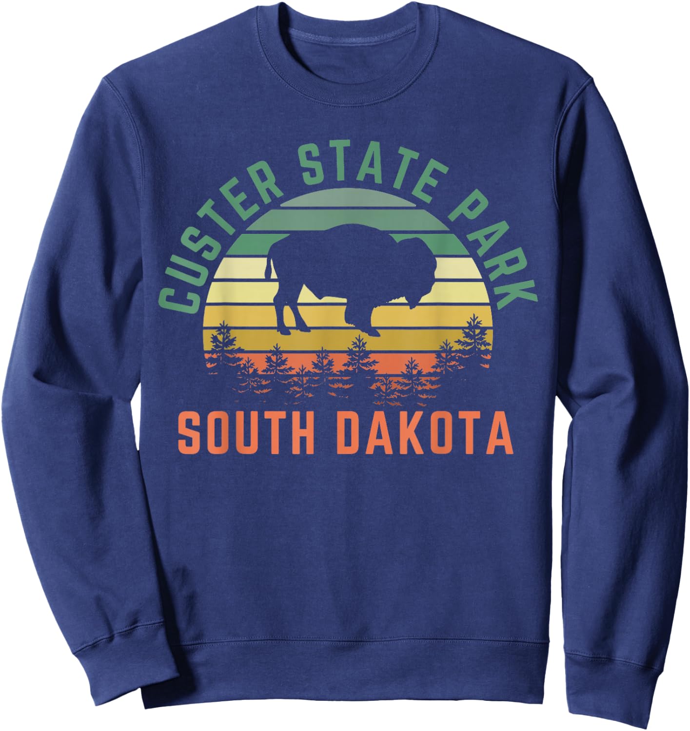 Custer State Park Sweatshirt - Sweatshirt | Navy