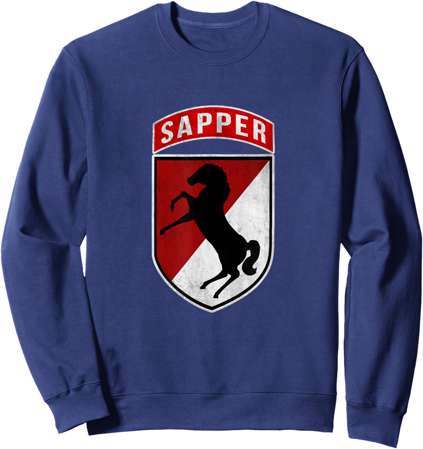 11th Armored Cavalry Regiment Sapper 11th ACR Veteran Papa Sweatshirt - Sweatshirt | Navy