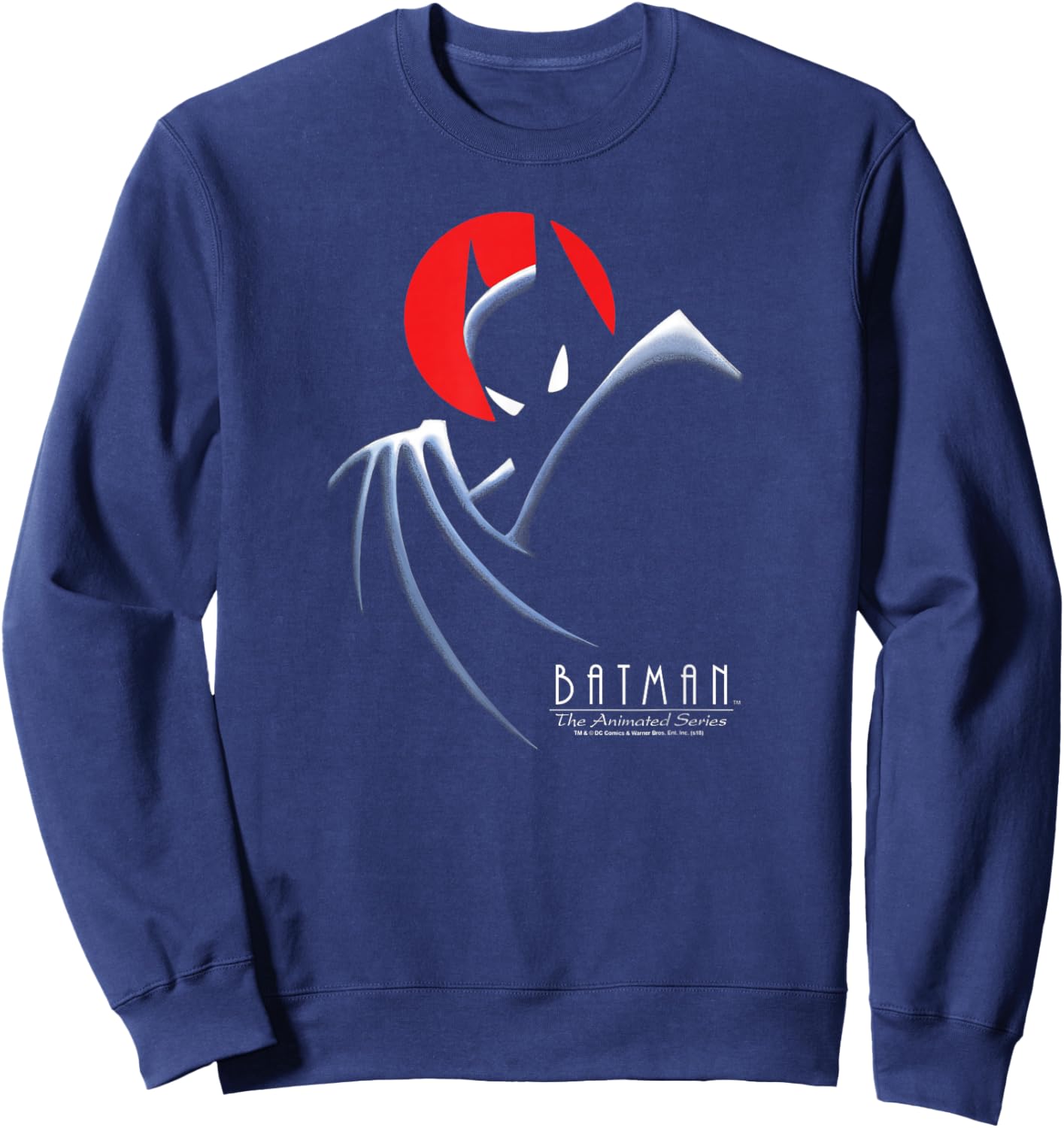 Batman: The Animated Series Behind The Cape Sweatshirt - Sweatshirt | Navy