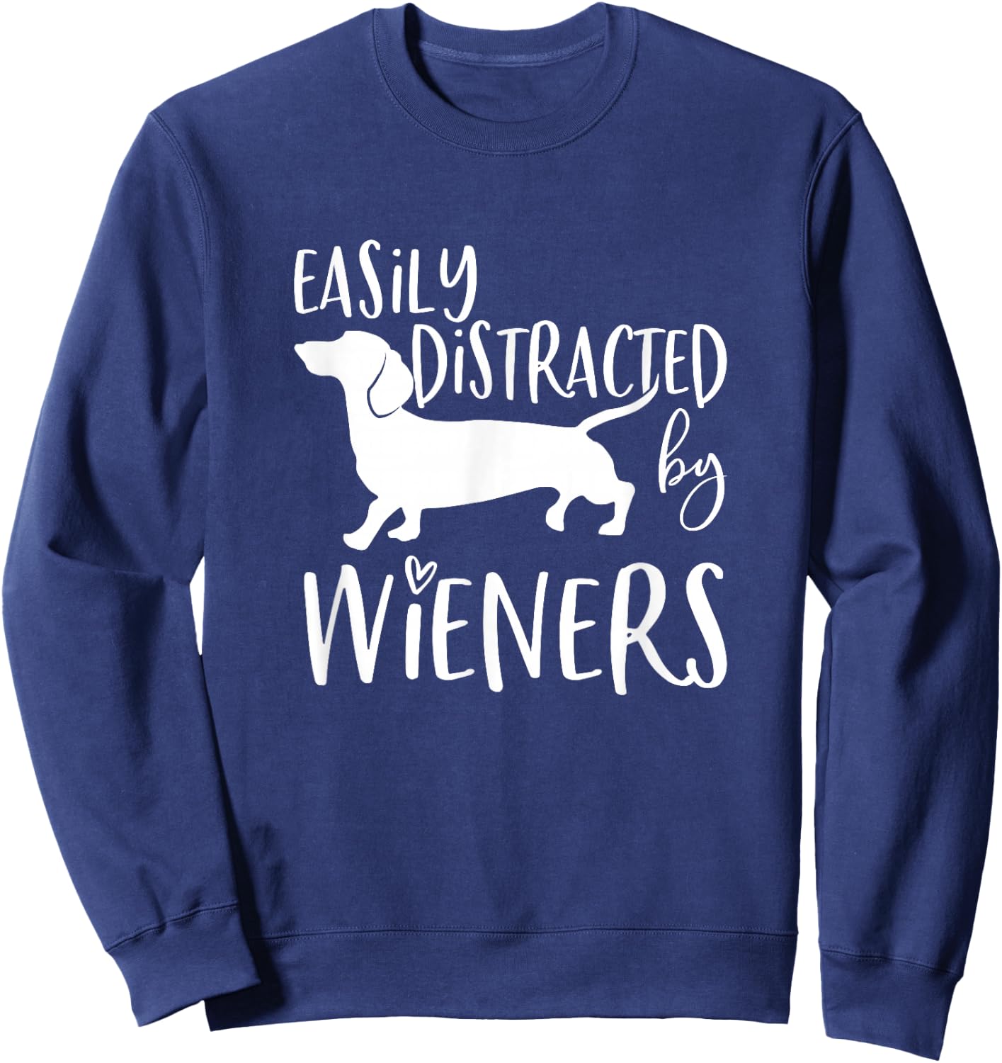 Weiner Dog Apparel Women's Dachshund Doxie Mom Sweatshirt - Sweatshirt | Navy