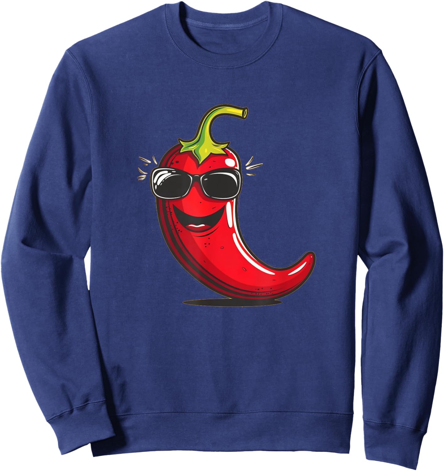 Pretty Chili Costume for Peppers Lovers Sweatshirt - Sweatshirt | Navy