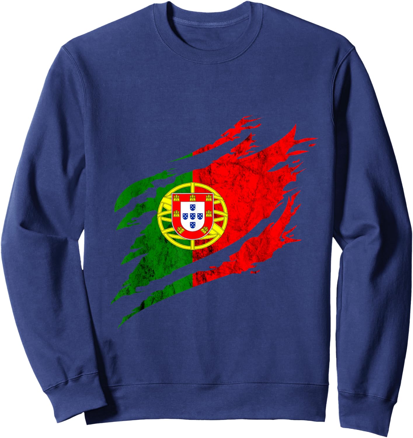Heroic Flag Portugal Portuguese Flag Portuguese Pride Sweatshirt - Sweatshirt | Navy