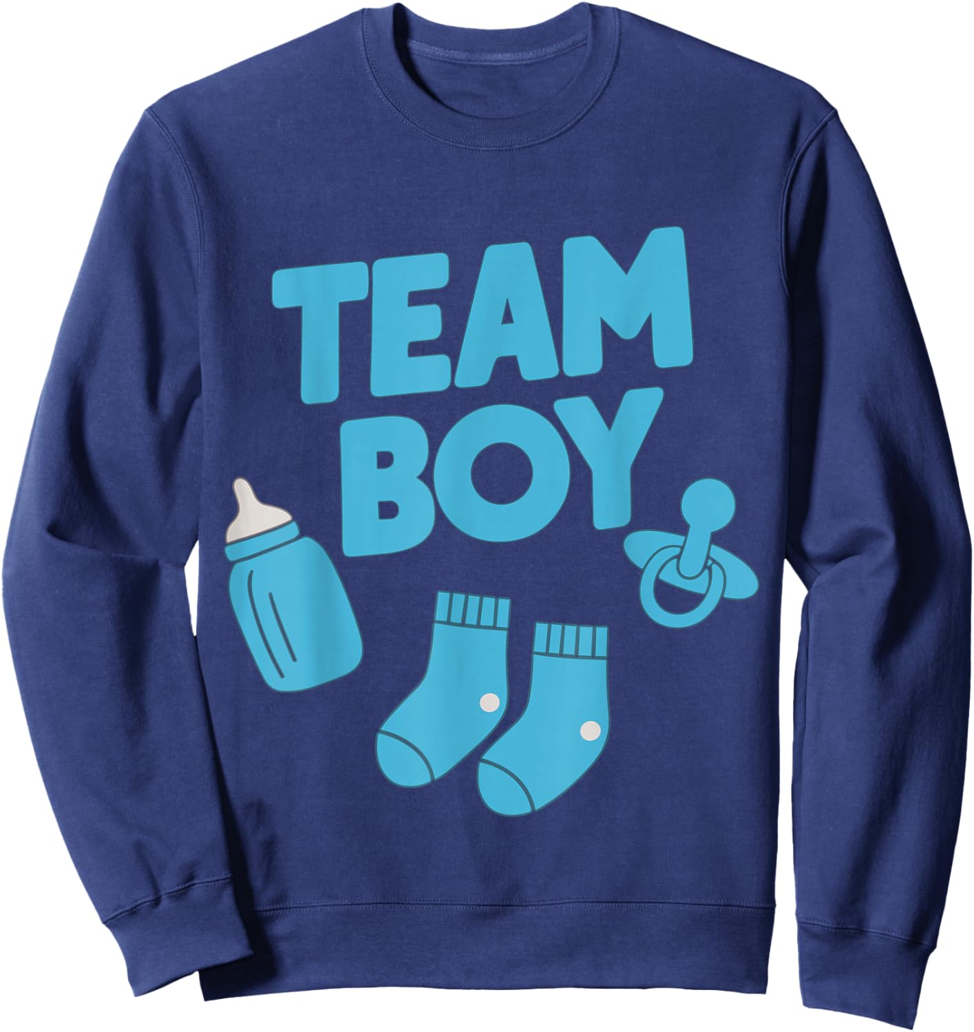 Gender Reveal Party Team Boy Sweatshirt - Sweatshirt | Navy