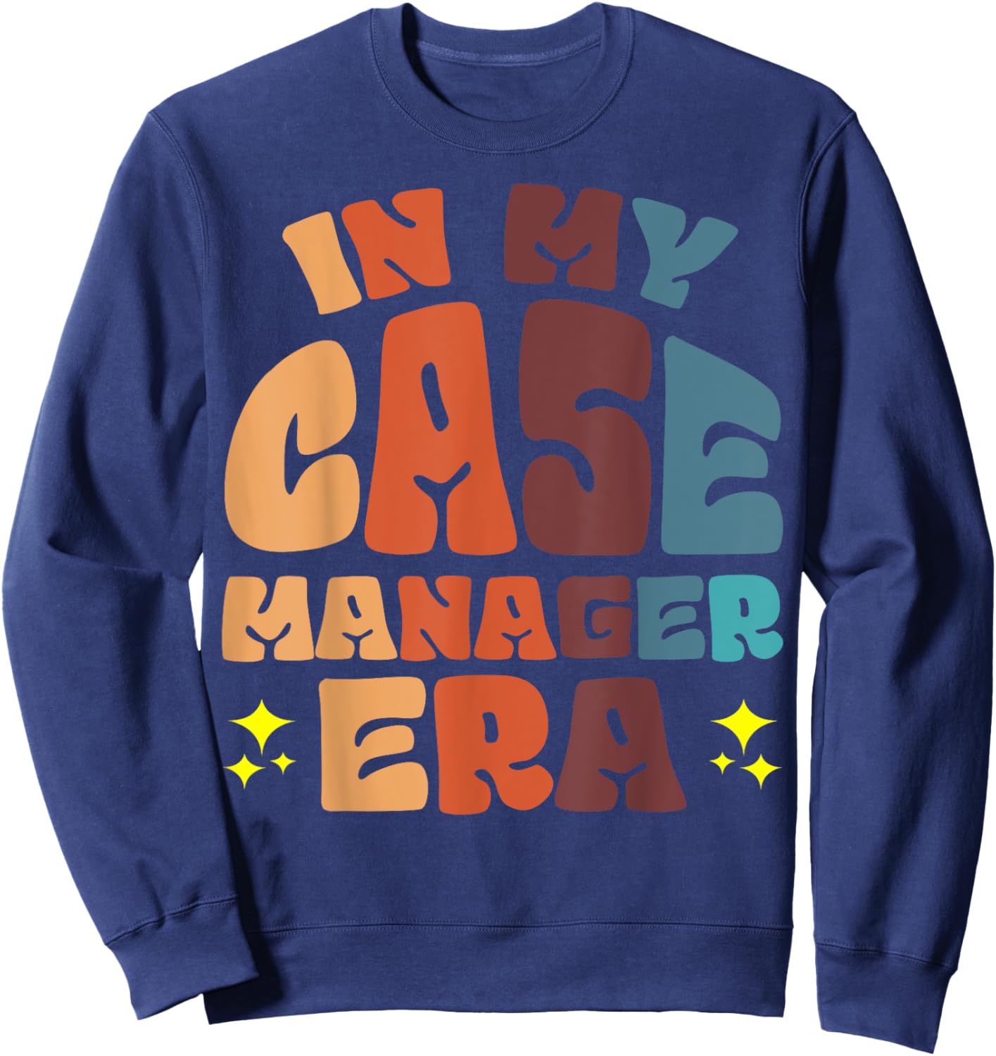 In My Case Manager Era Sweatshirt - Sweatshirt | Navy