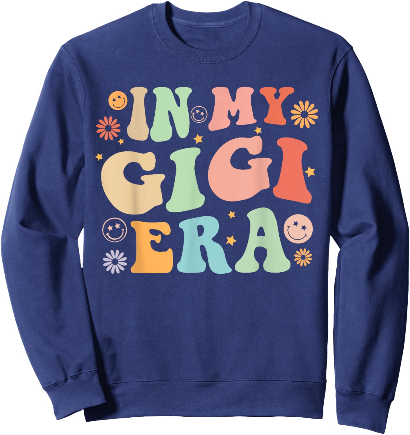 Gigi for Grandma Grandmother Announcement Mothers Day Sweatshirt - Sweatshirt | Navy