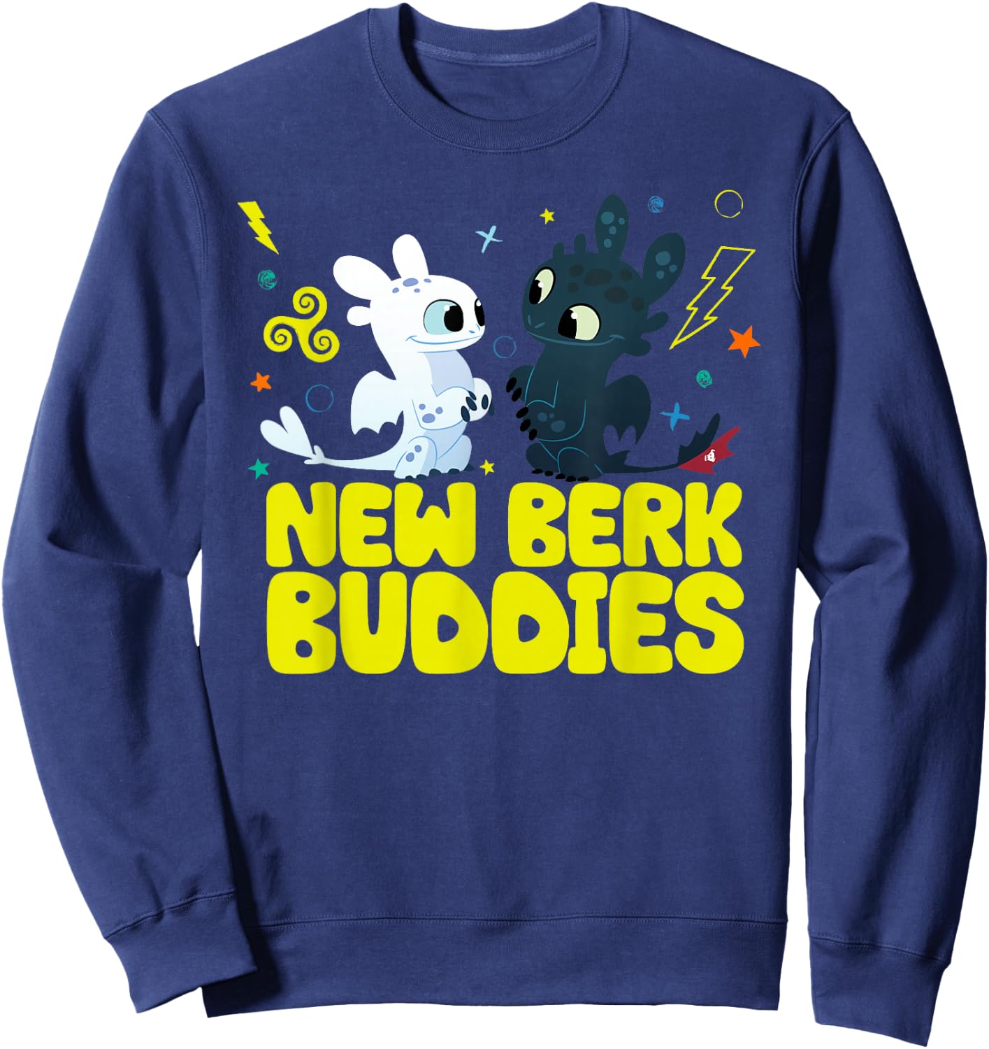 How to Train Your Dragon 3 New Berk Buddies Sweatshirt - Sweatshirt | Navy