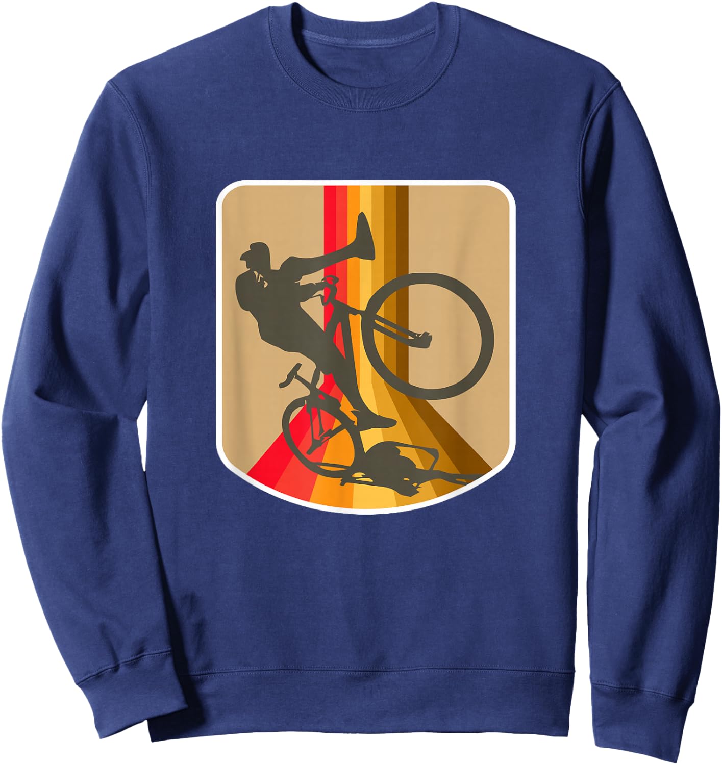 Bike Ride Out Se Wheelie Swerving Big Wheel Bmx Sweatshirt - Sweatshirt | Navy