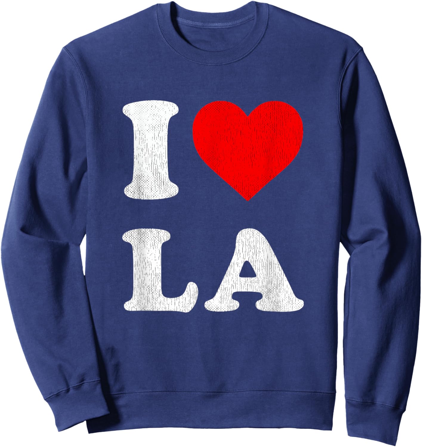I Heart LA Souvenir I Love Los Angeles Sweatshirt - Sweatshirt | Navy