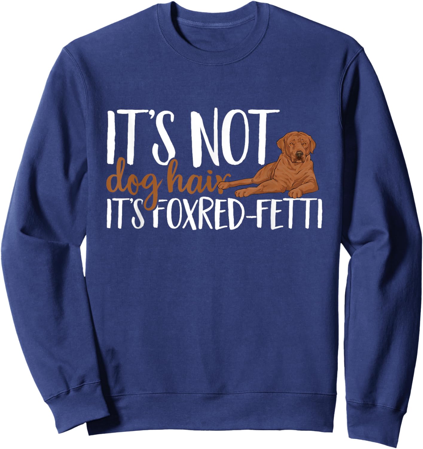 Foxred Labrador Retriever Sweatshirt - Sweatshirt | Navy