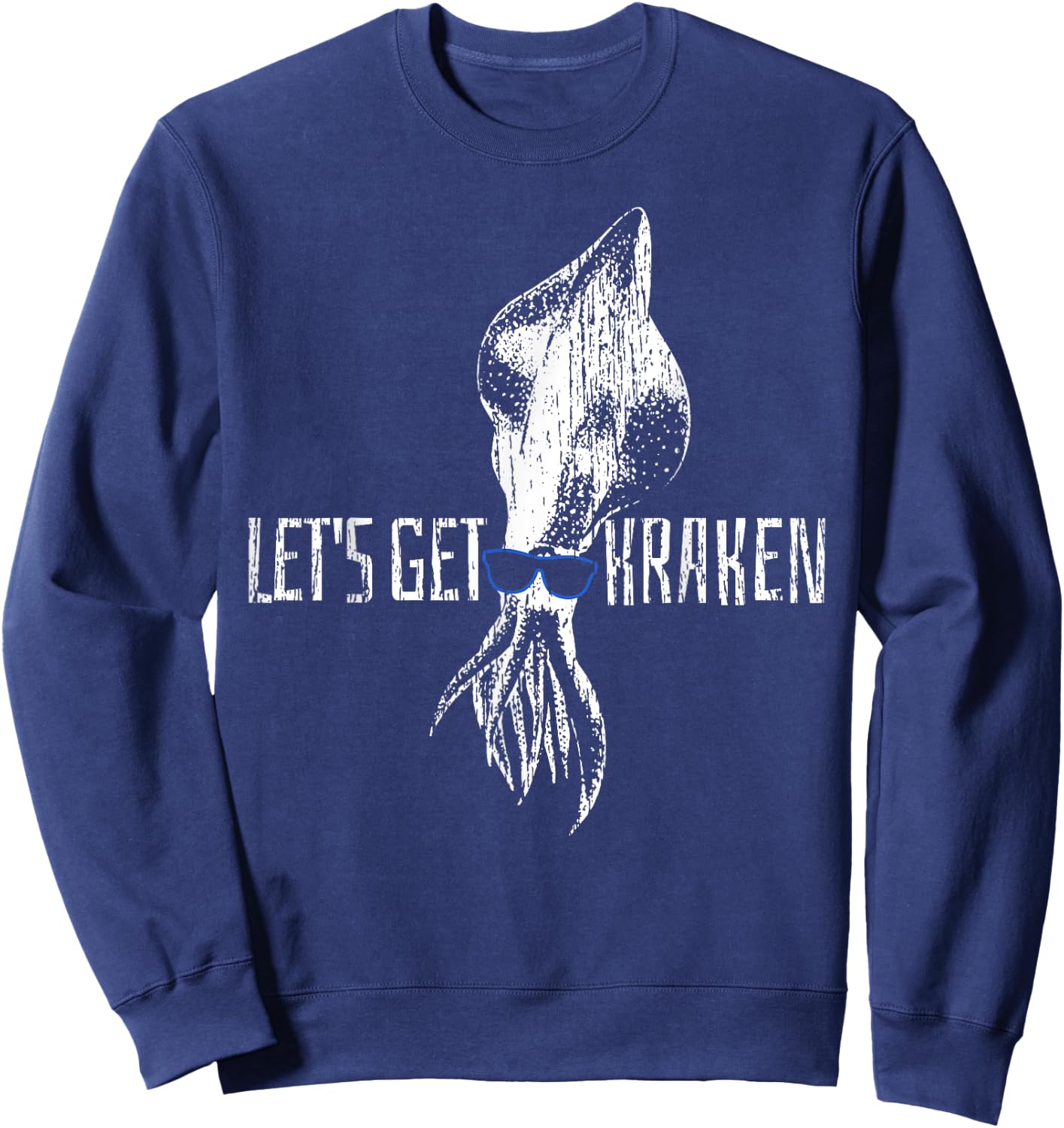Squid Marine Biology Sweatshirt - Sweatshirt | Navy