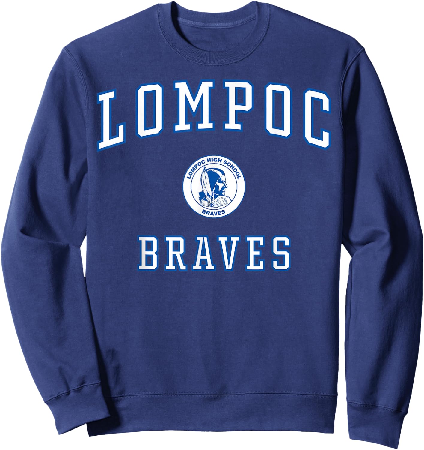 Lompoc High School Braves C1 Sweatshirt - Sweatshirt | Navy
