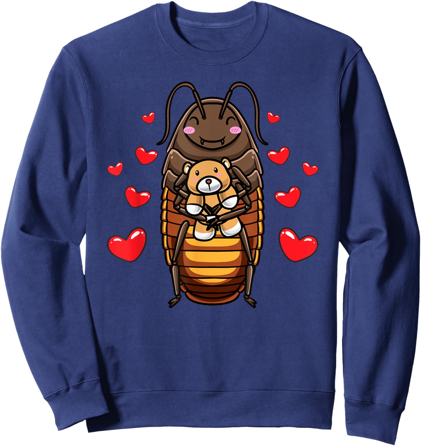 Madagascar Cockroach with Cuddly Toy Sweatshirt - Sweatshirt | Navy