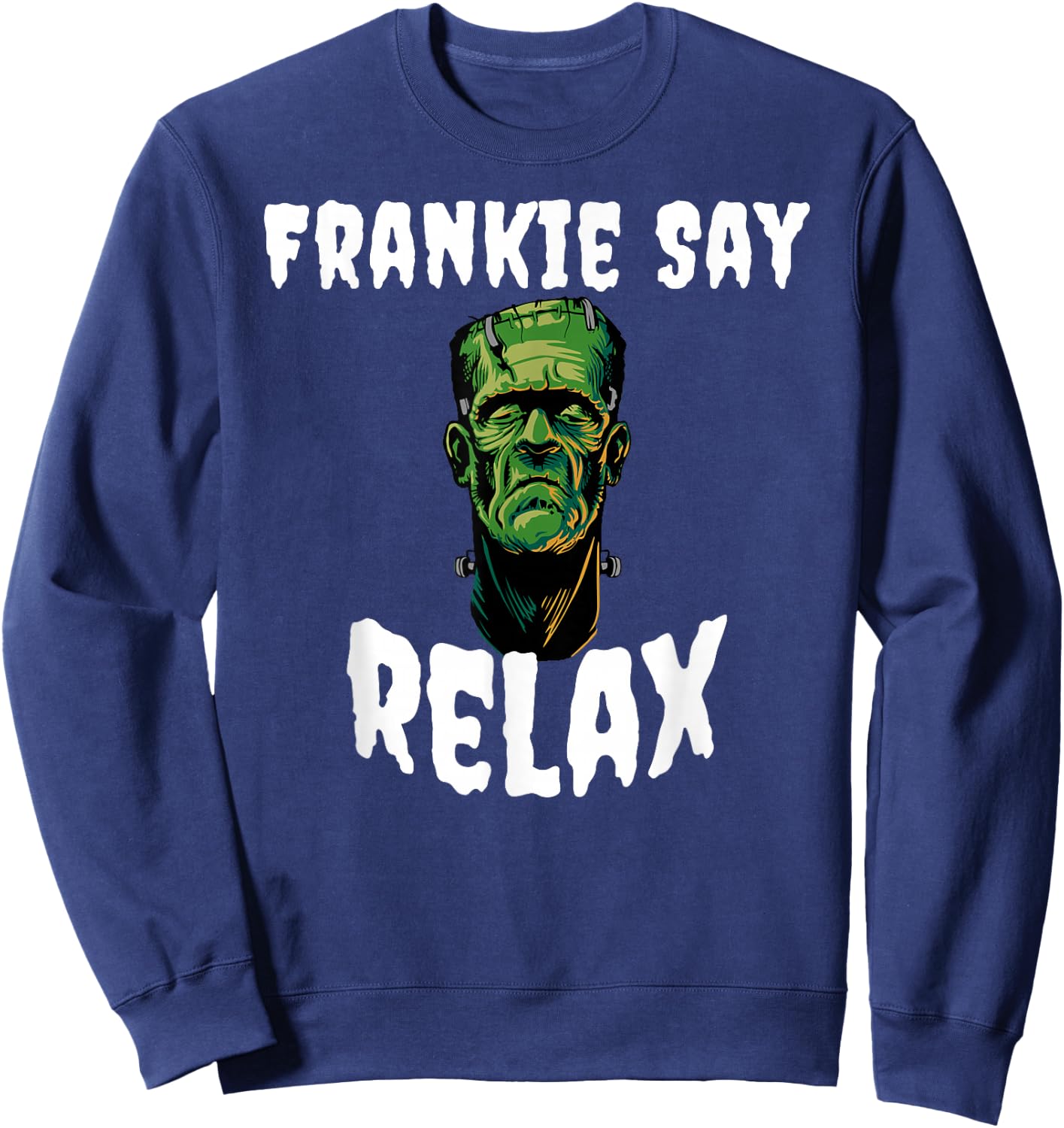 Frankie Say RELAX Sweatshirt - Sweatshirt | Navy