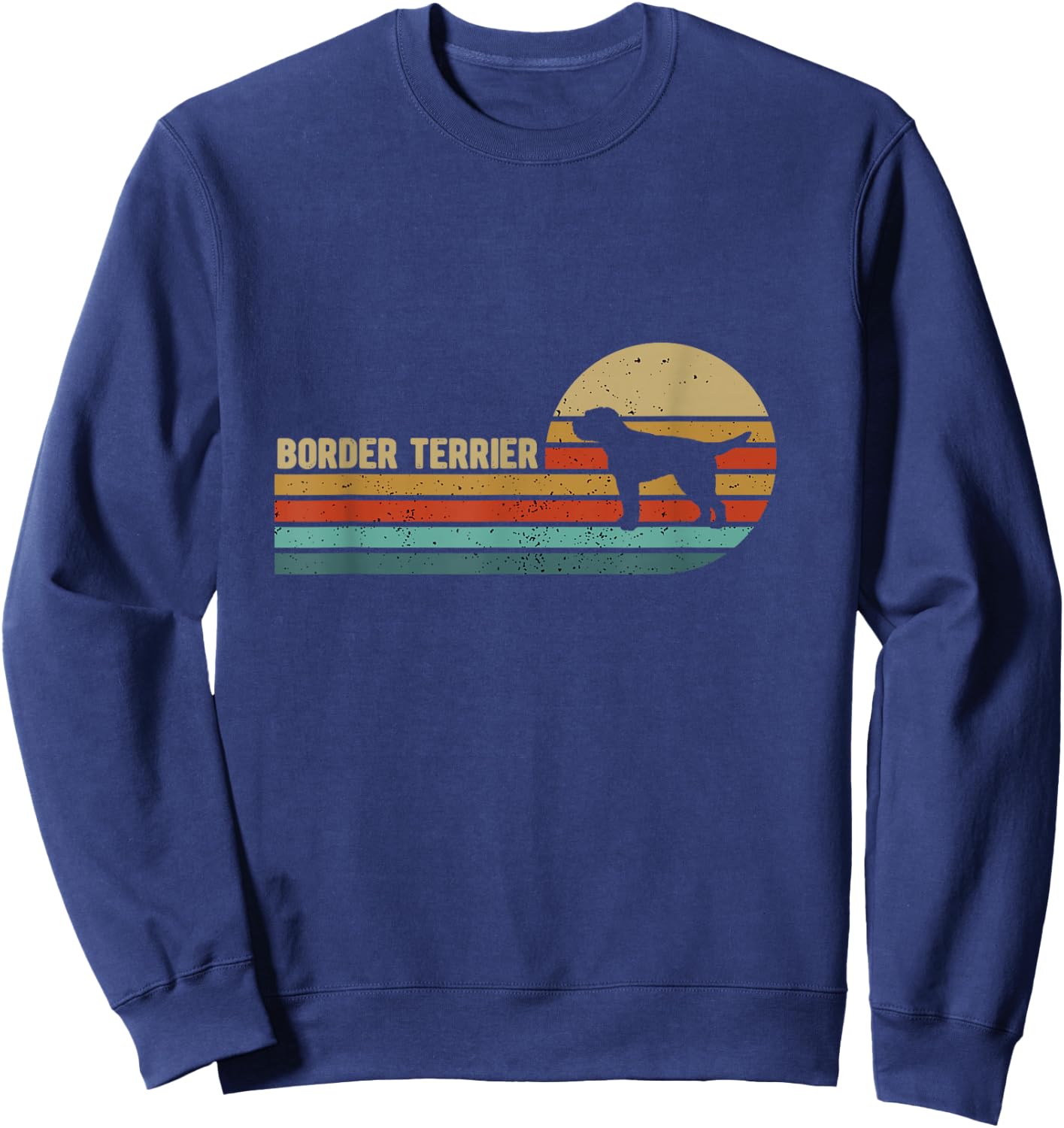 Border Terrier Dog Sweatshirt - Sweatshirt | Navy
