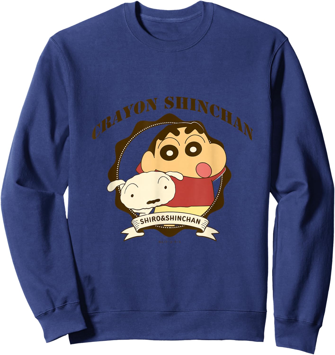 Crayon Shin-chan College Logo style Sweatshirt - Sweatshirt | Navy
