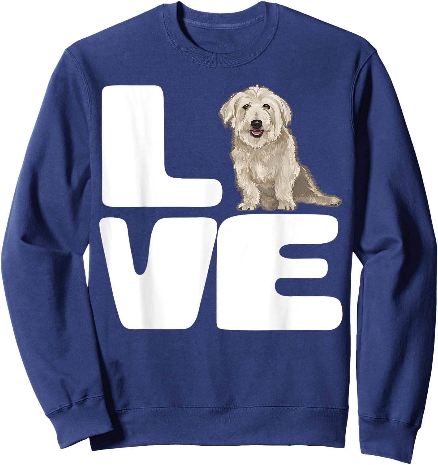 Love My Glen of Imaal Terrier Dog Lover Gift Sweatshirt - Sweatshirt | Navy