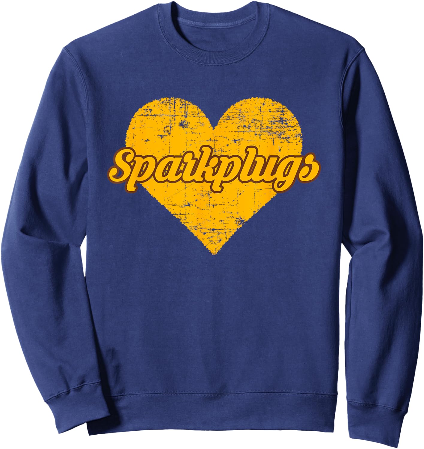 Speedway Sparkplugs Over Heart Sweatshirt - Sweatshirt | Navy